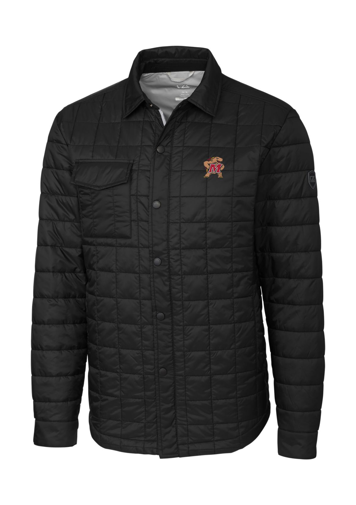 Big & Tall NCAA Maryland Terrapins Rainier Shirt Jacket