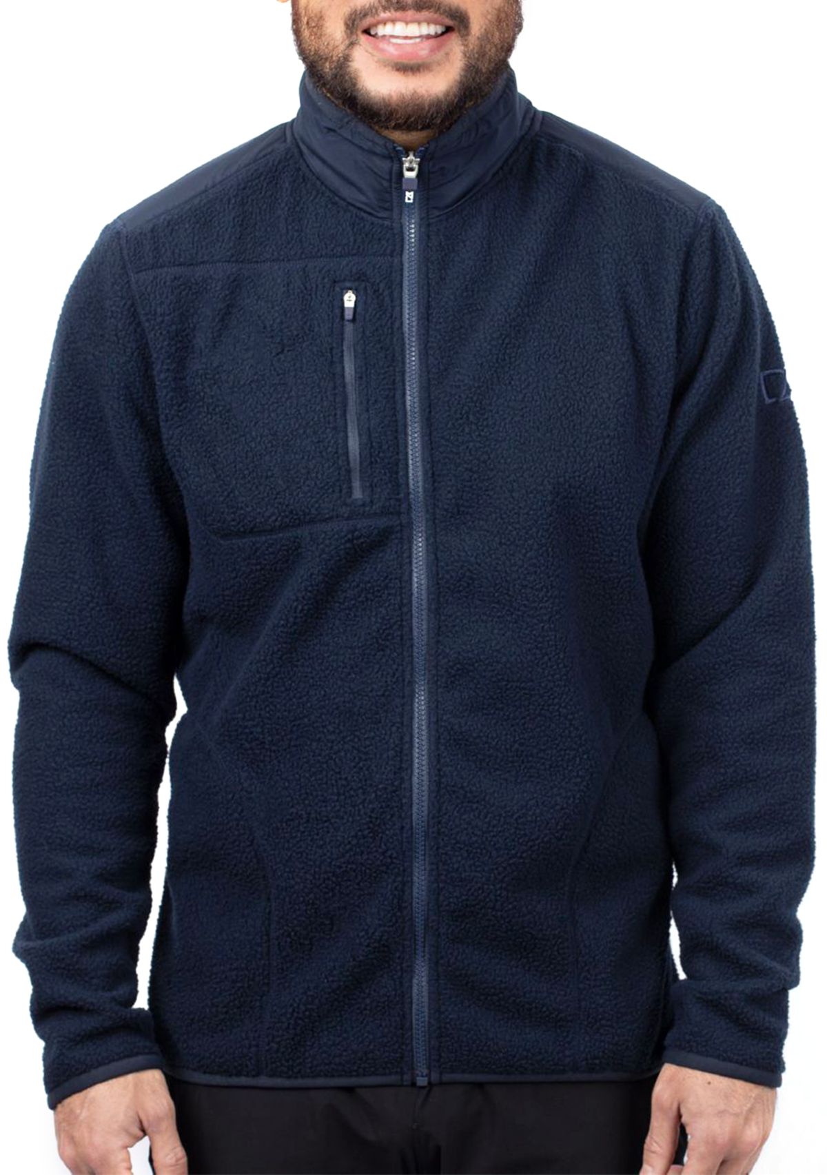Cascade Eco Sherpa Mens Big & Tall Fleece Jacket