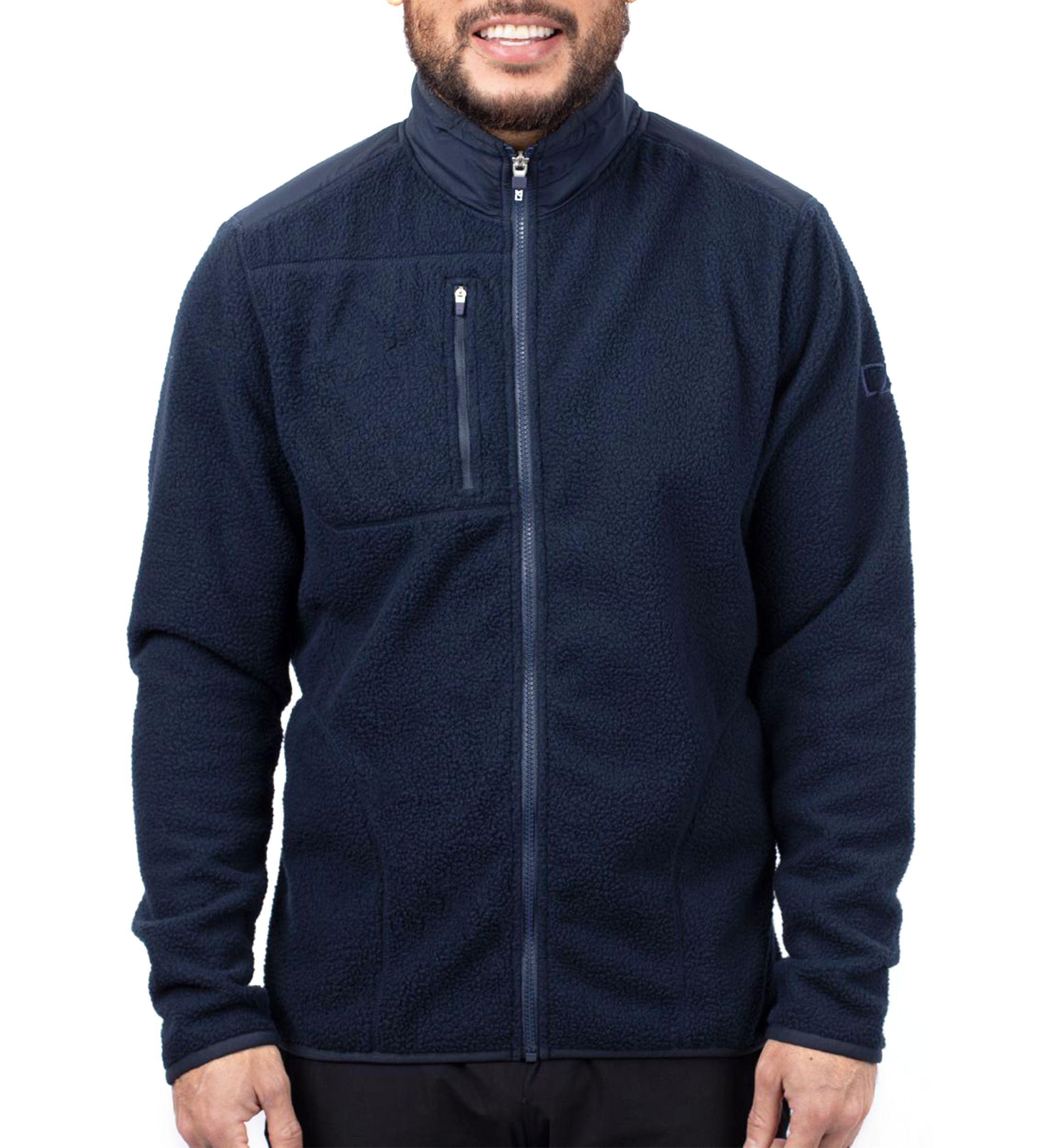 Cascade Eco Sherpa Mens Big & Tall Fleece Jacket