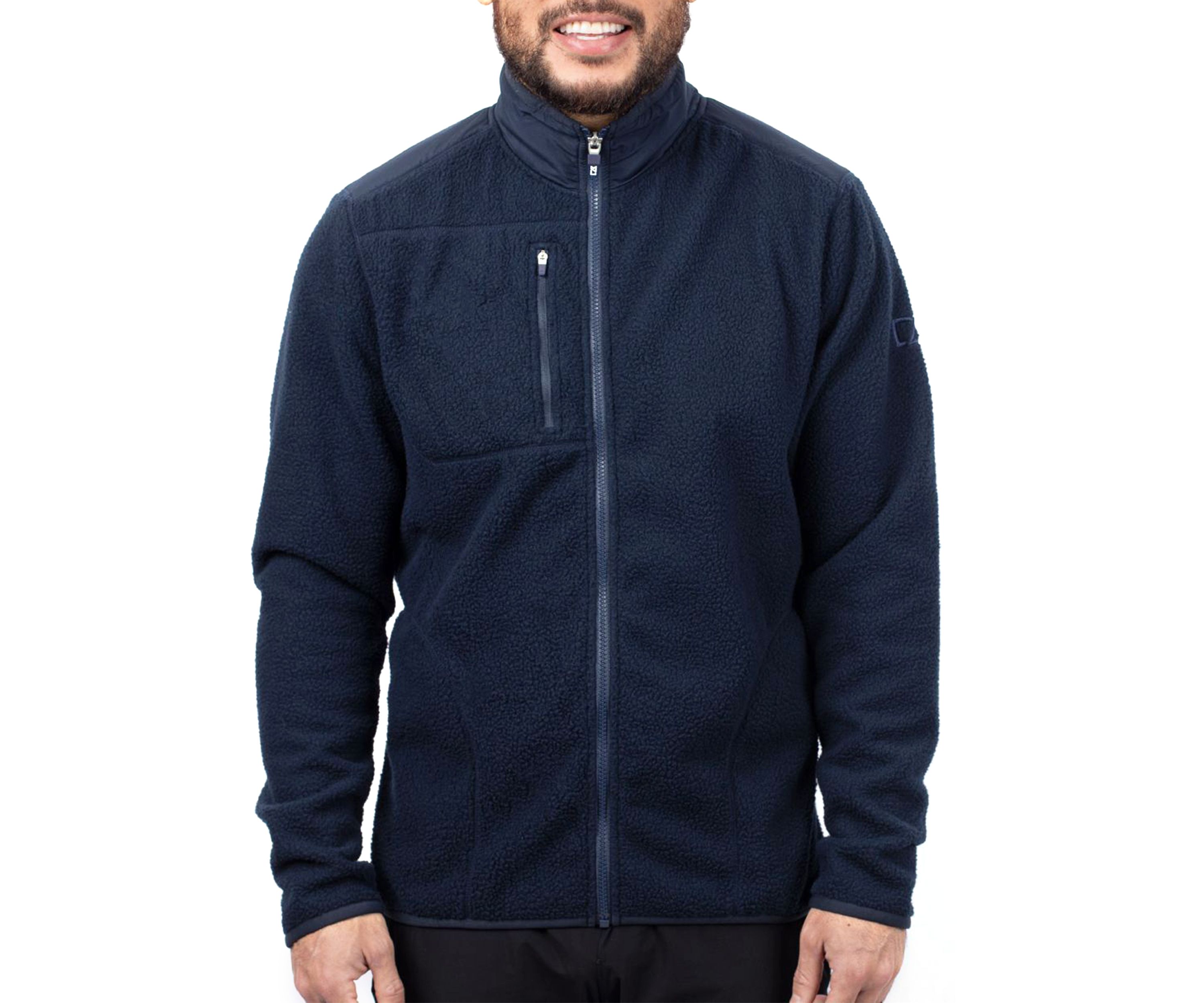 Cascade Eco Sherpa Mens Big & Tall Fleece Jacket