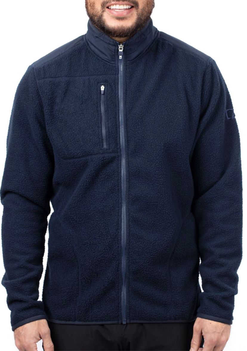 Cascade Eco Sherpa Mens Big & Tall Fleece Jacket