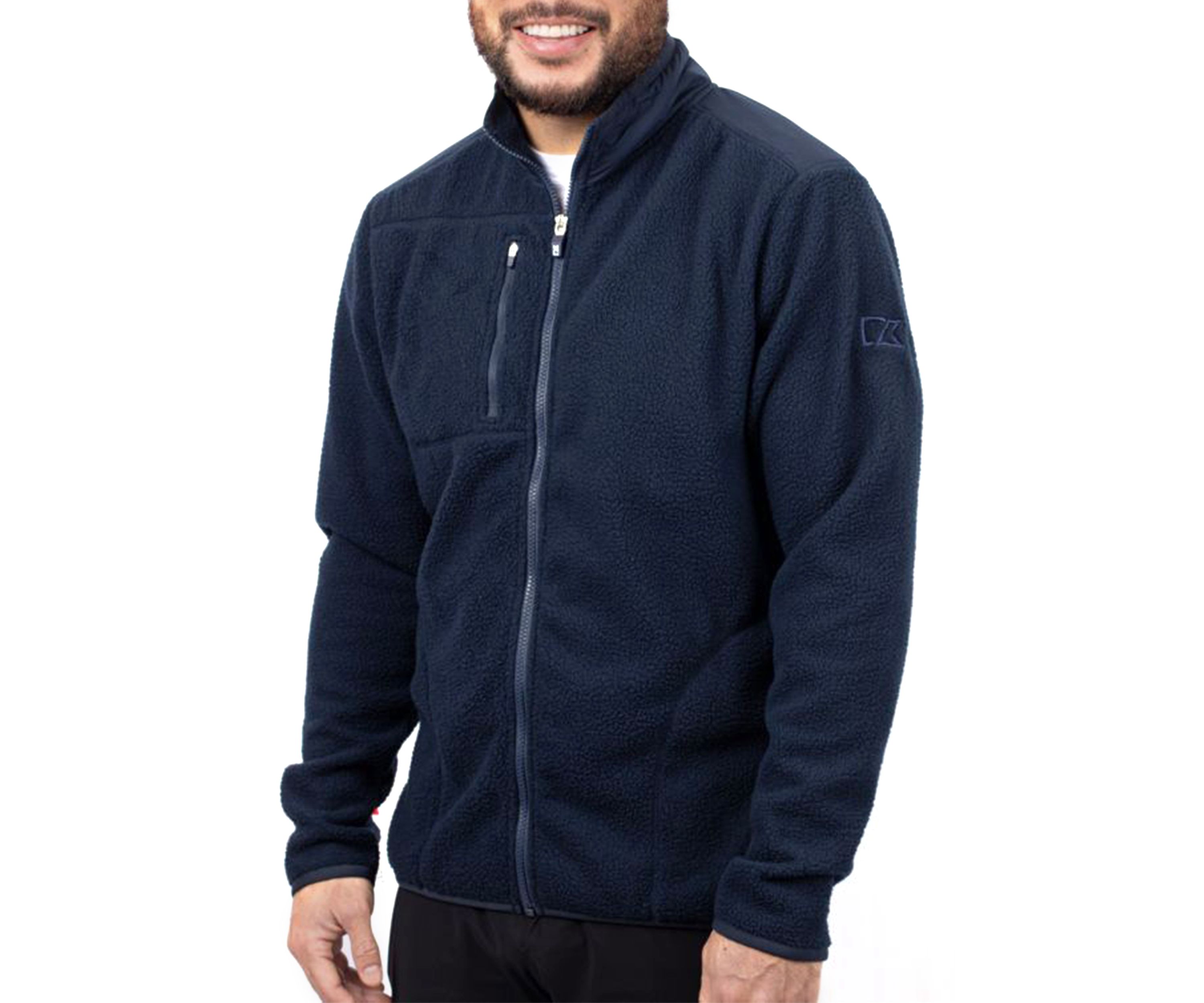 Cascade Eco Sherpa Mens Big & Tall Fleece Jacket
