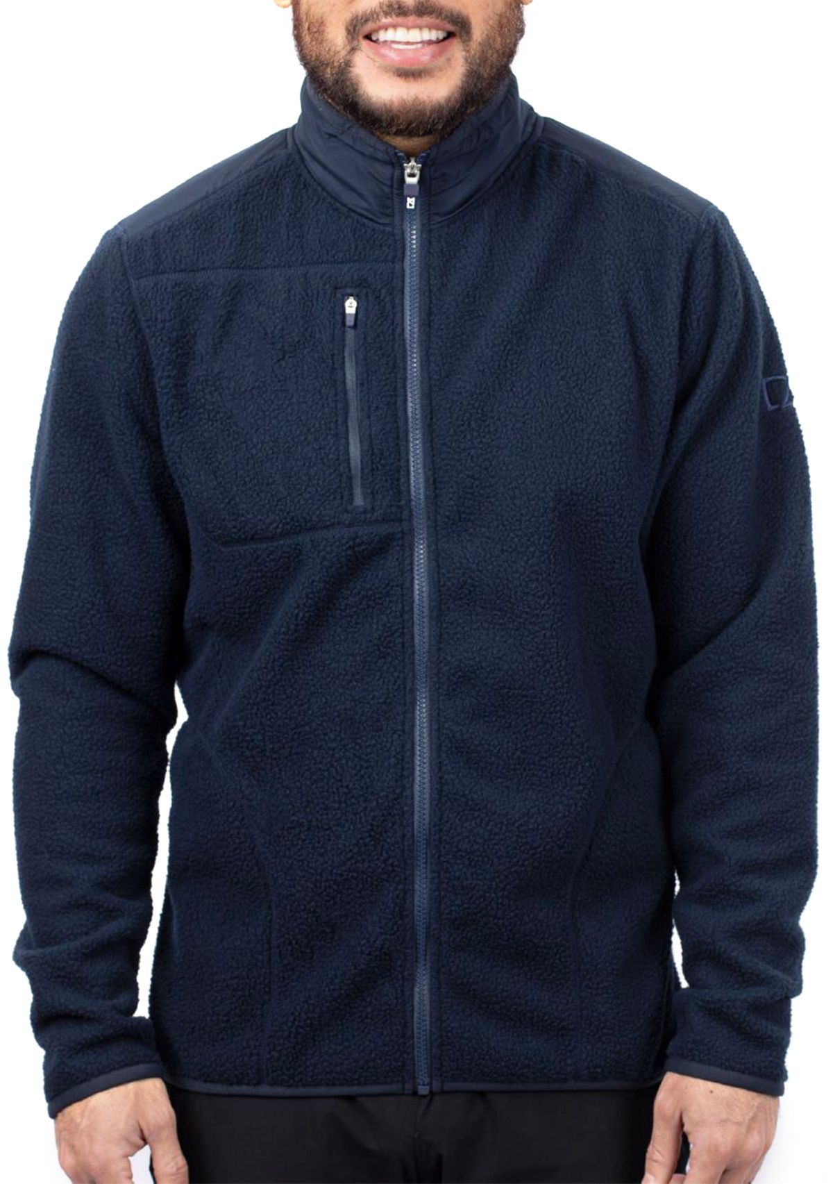 Cascade Eco Sherpa Mens Big & Tall Fleece Jacket
