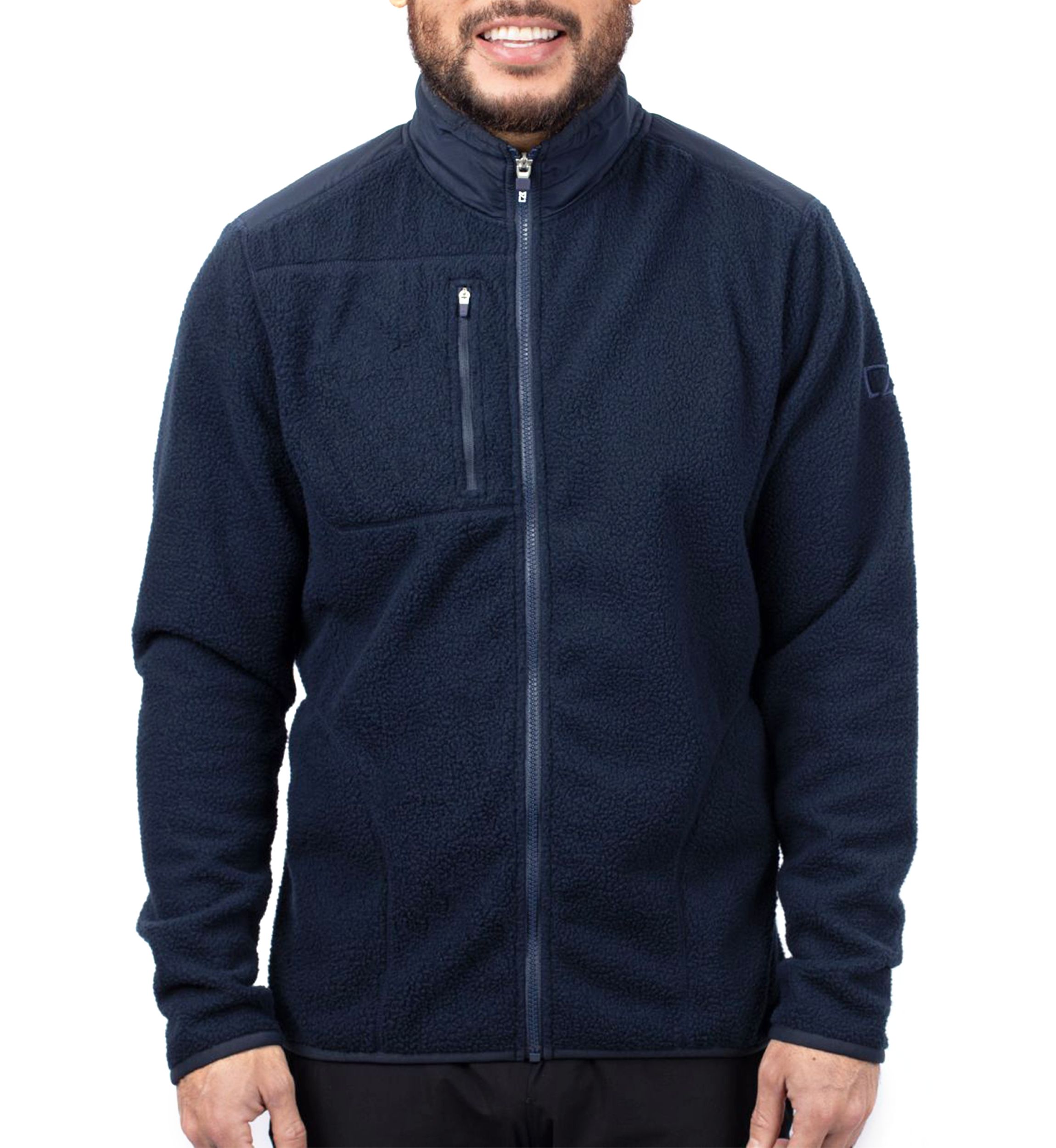 Cascade Eco Sherpa Mens Big & Tall Fleece Jacket