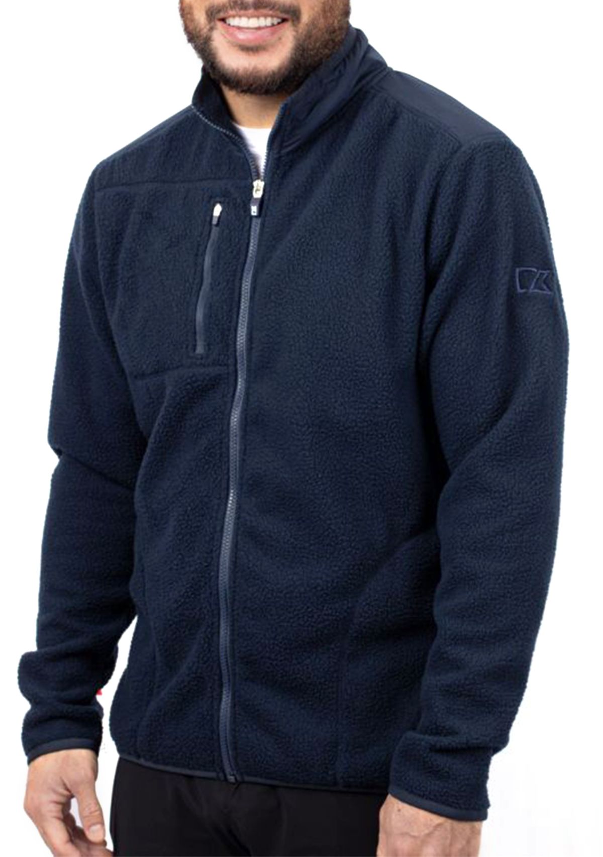 Cascade Eco Sherpa Mens Big & Tall Fleece Jacket