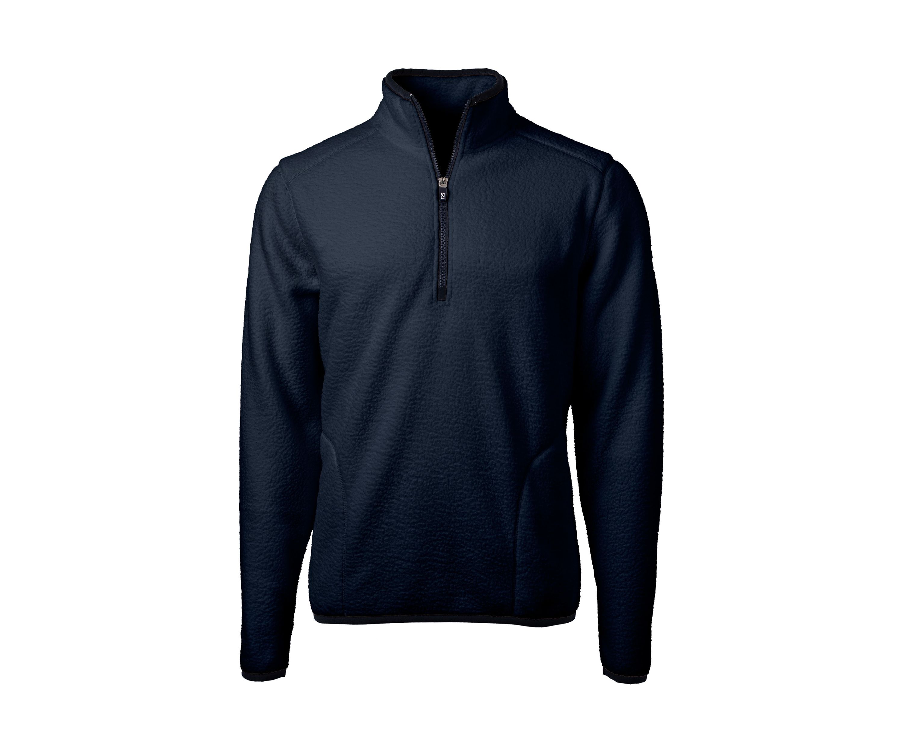 Cascade Eco Sherpa Fleece Mens Big & Tall Quarter Zip Jacket