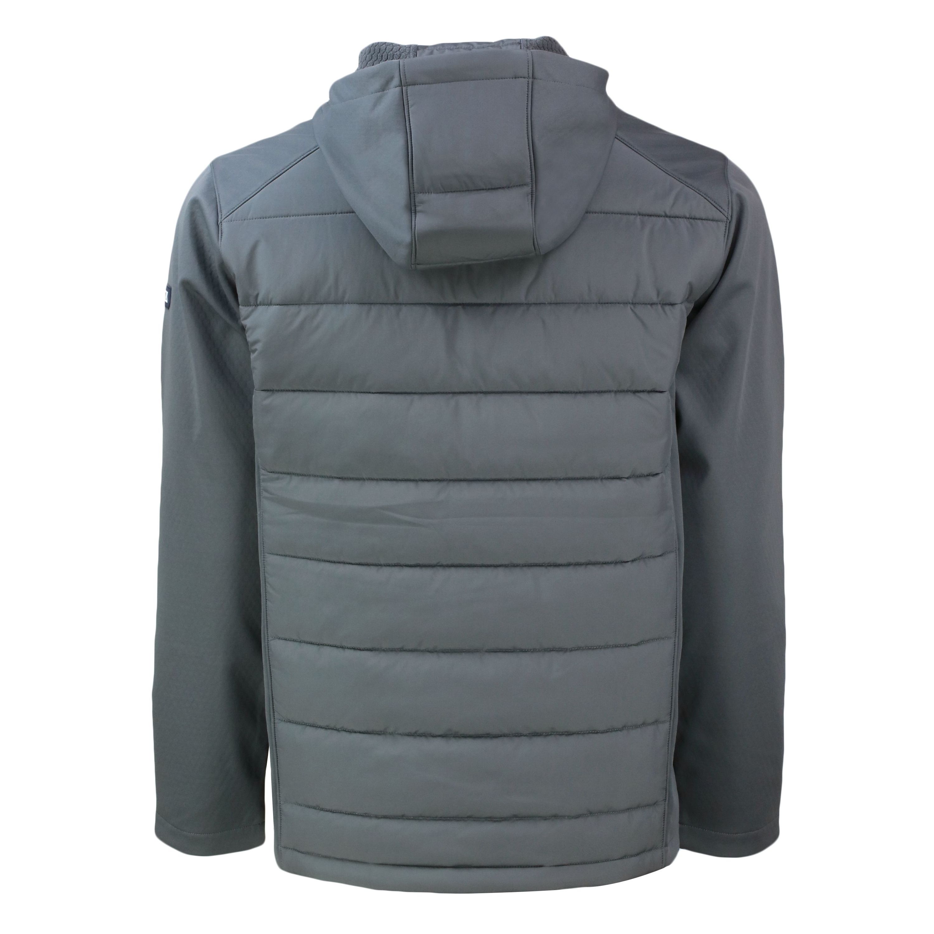 Cutter & Buck Evoke Hybrid Eco Softshell Recycled Full Zip Mens Big & Tall Hooded Jacket