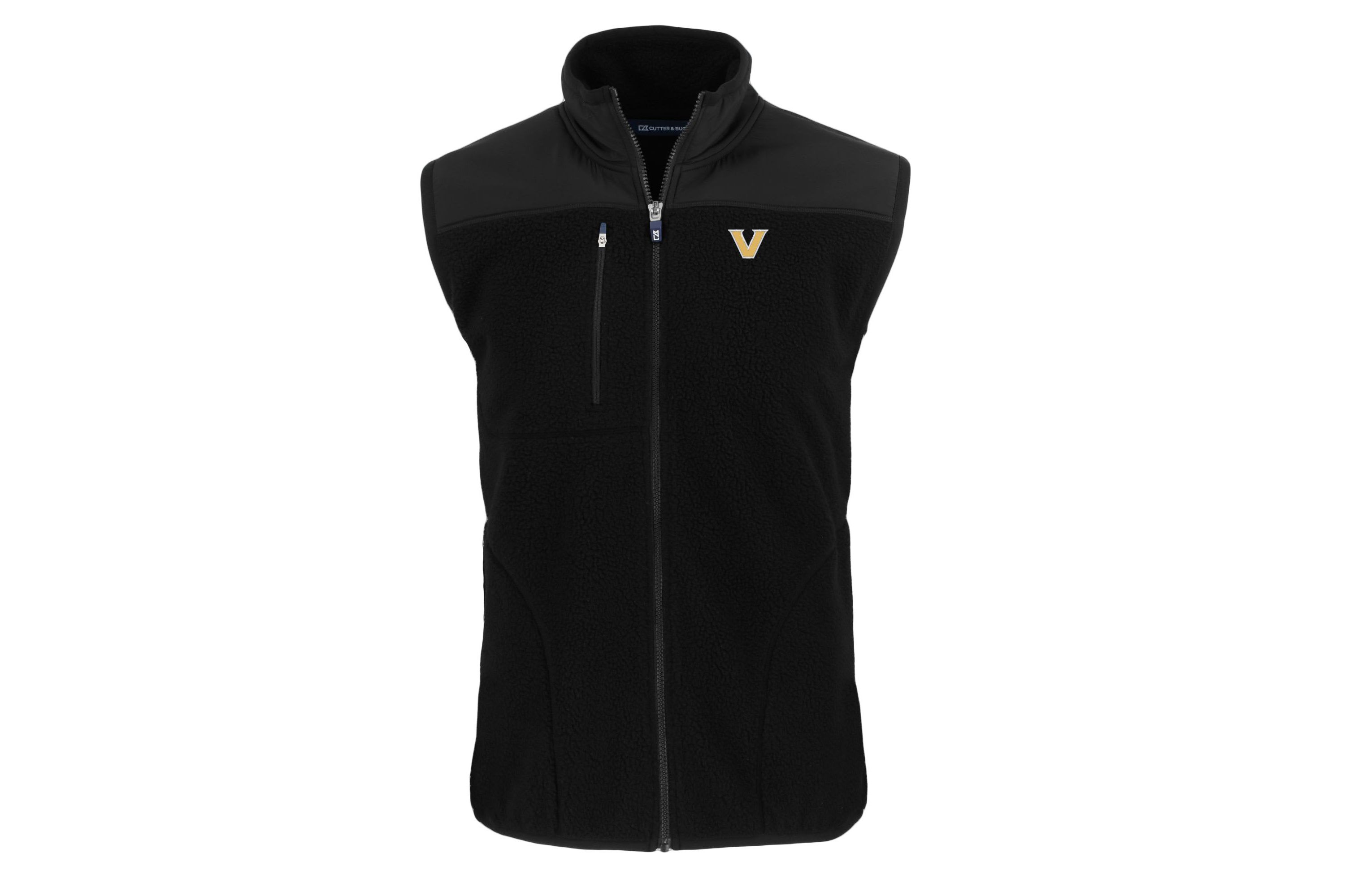 NCAA Vanderbilt Commodores Big & Tall Cascade Eco Sherpa Fleece Full-Zip Vest