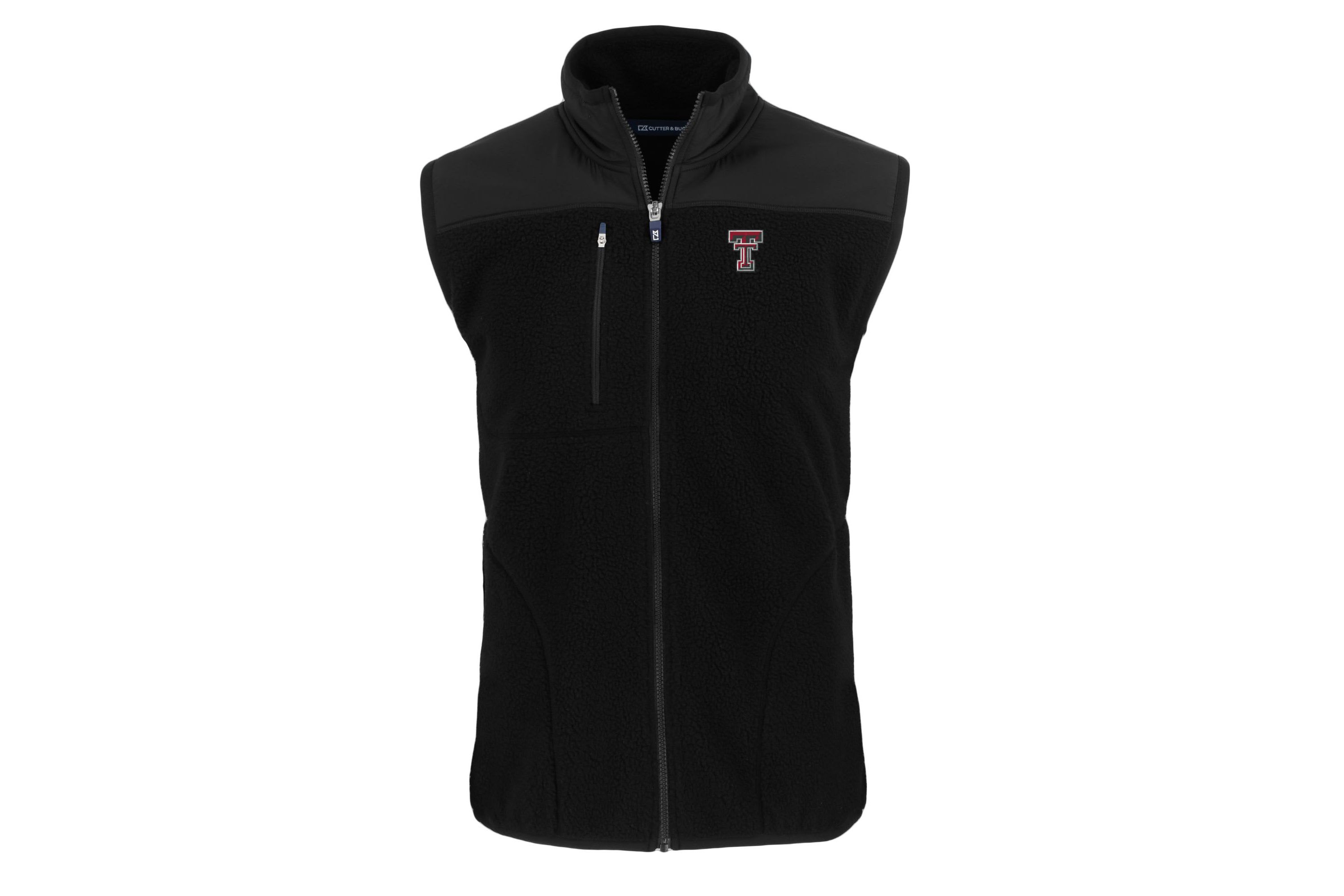 Texas Tech Red Raiders NCAA Texas Tech Raiders Big & Tall Cascade Eco Sherpa Fleece Full-Zip Vest