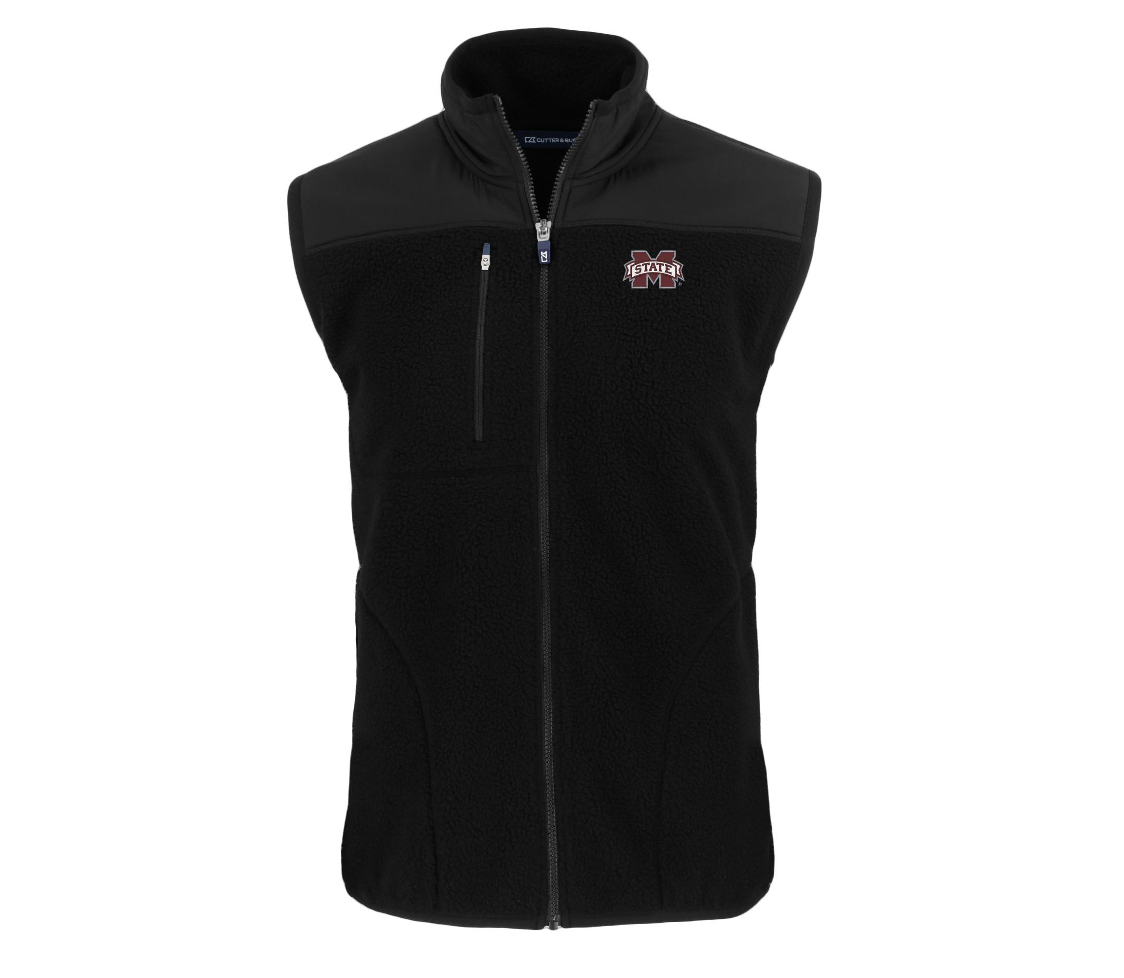 Big & Tall NCAA Mississippi State Bulldogs Cascade Eco Sherpa Fleece Vest