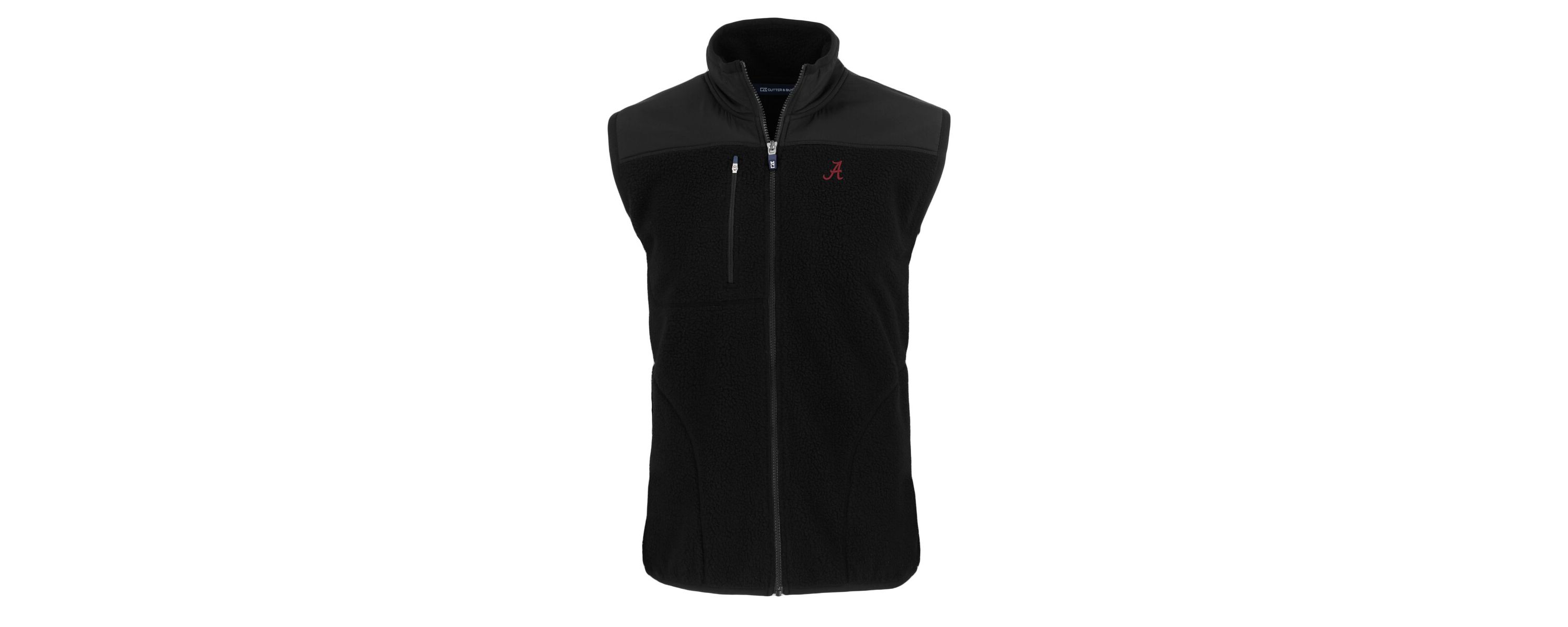 Alabama Crimson Tide NCAA Alabama Tide Big & Tall Cascade Eco Sherpa Fleece Full-Zip Vest