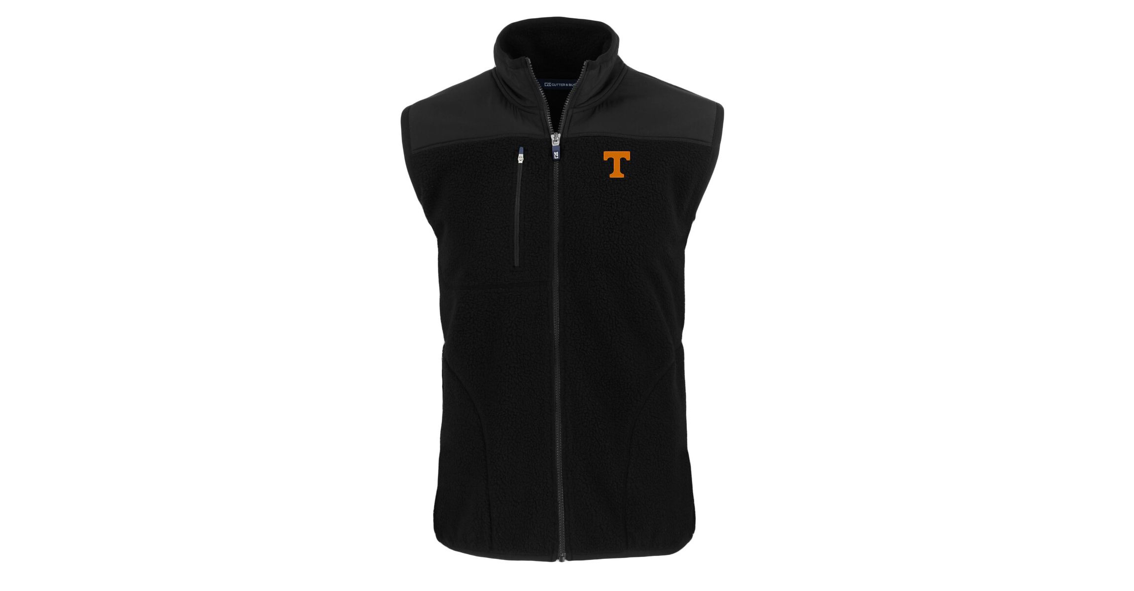 NCAA Tennessee Volunteers Big & Tall Cascade Eco Sherpa Fleece Full-Zip Vest