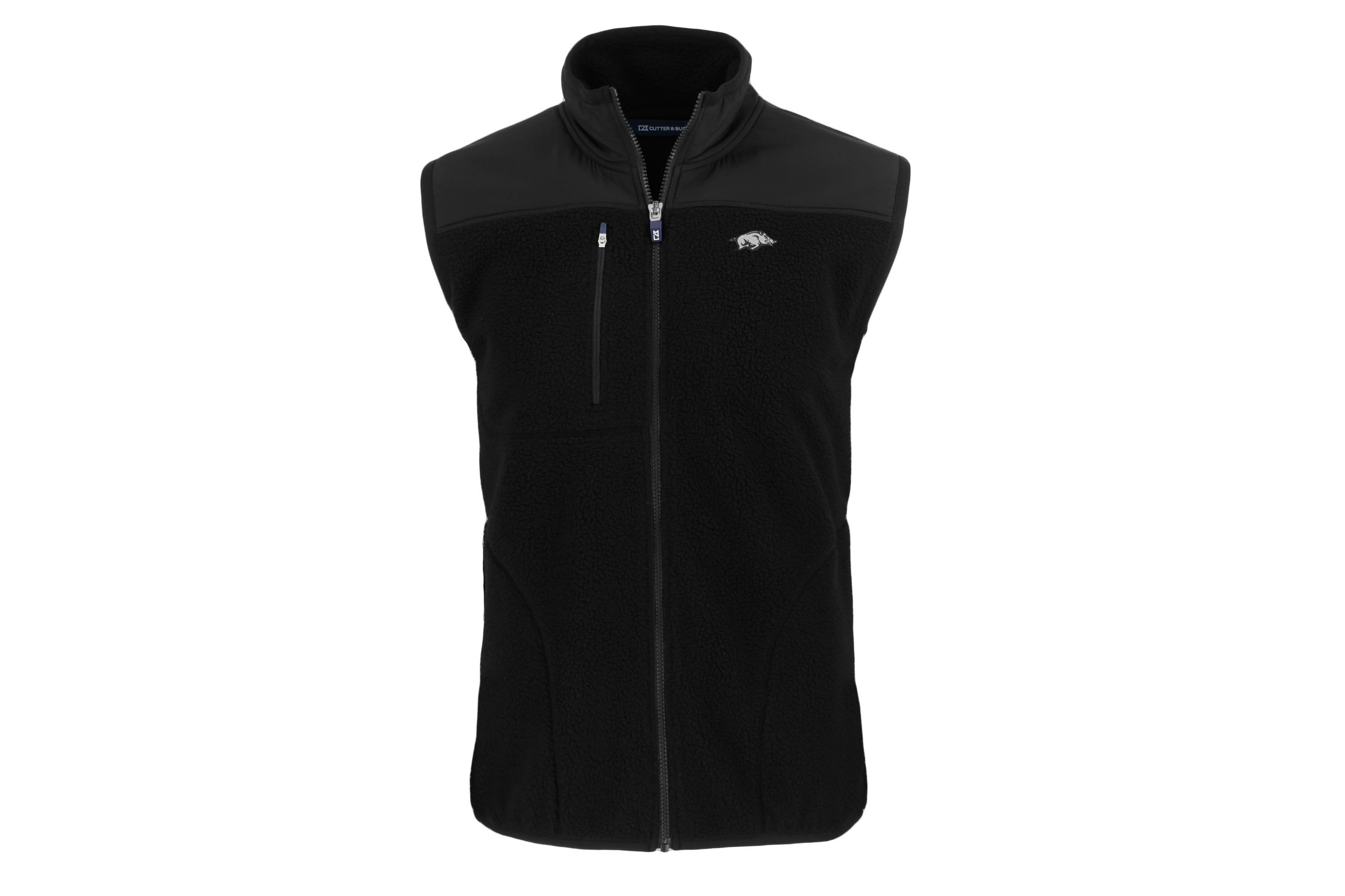NCAA Arkansas Razorbacks Big & Tall Cascade Eco Sherpa Fleece Full-Zip Vest