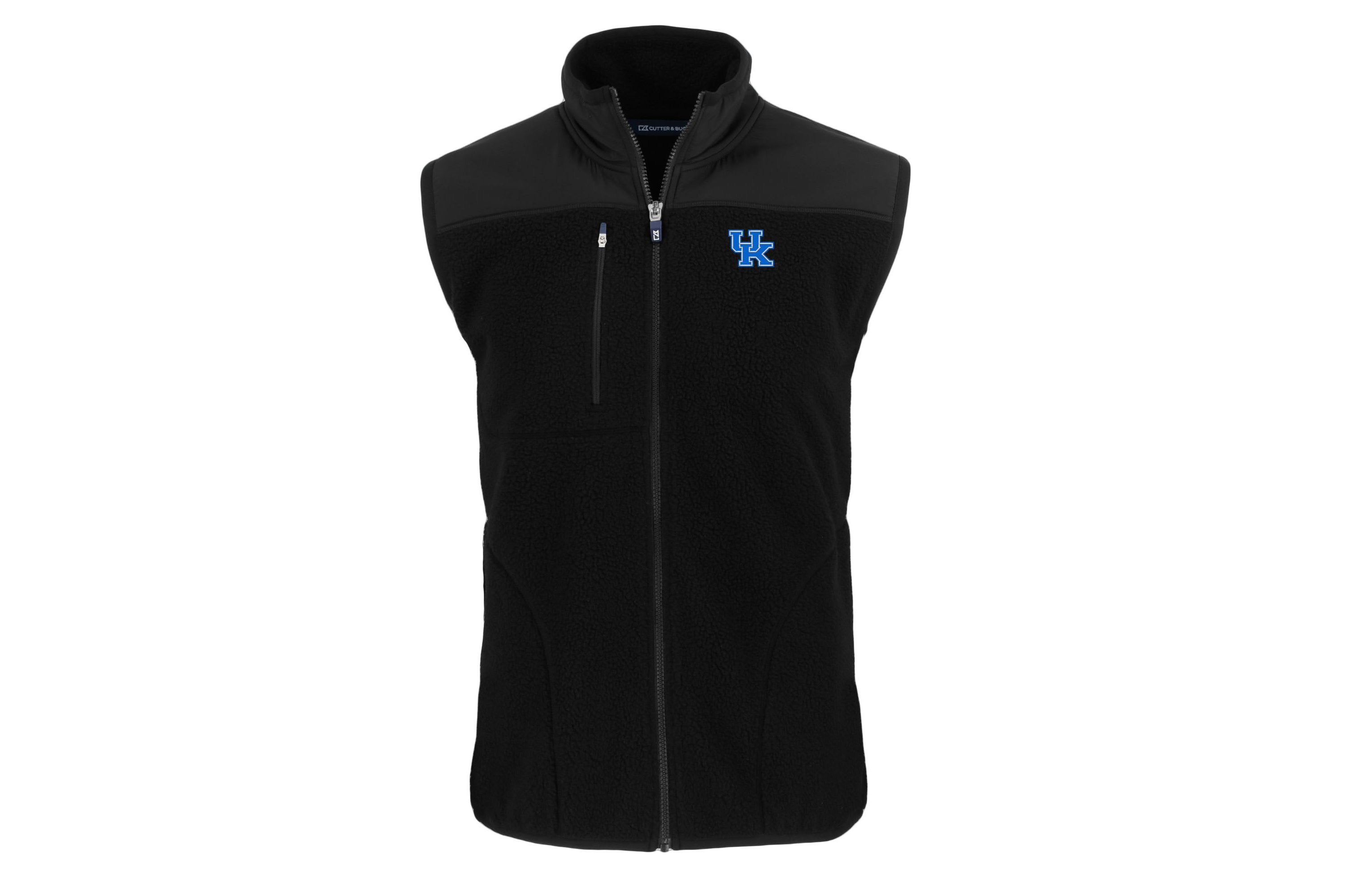 NCAA Kentucky Wildcats Big & Tall Cascade Eco Sherpa Fleece Full-Zip Vest
