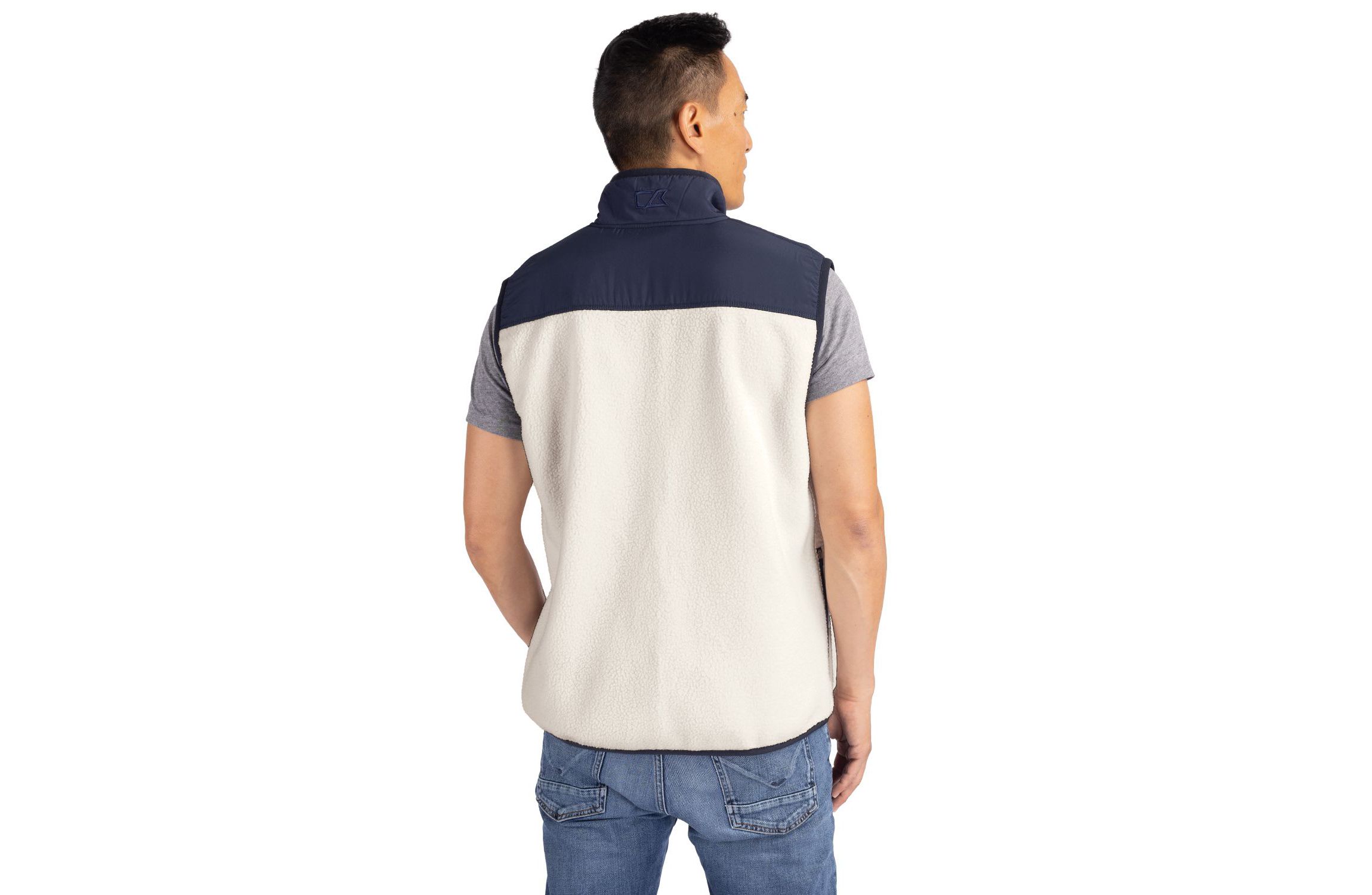 Big & Tall Cutter & Buck Cascade Eco Sherpa Mens Big and Tall Fleece Vest
