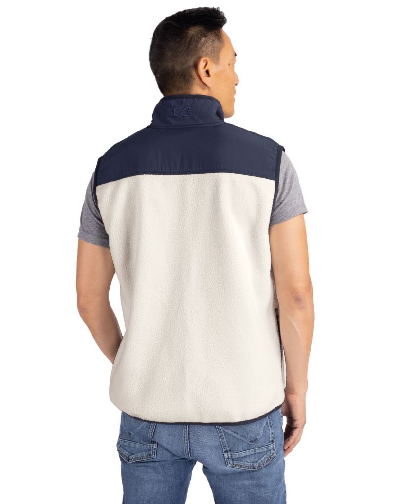 Big & Tall Cutter & Buck Cascade Eco Sherpa Mens Big and Tall Fleece Vest