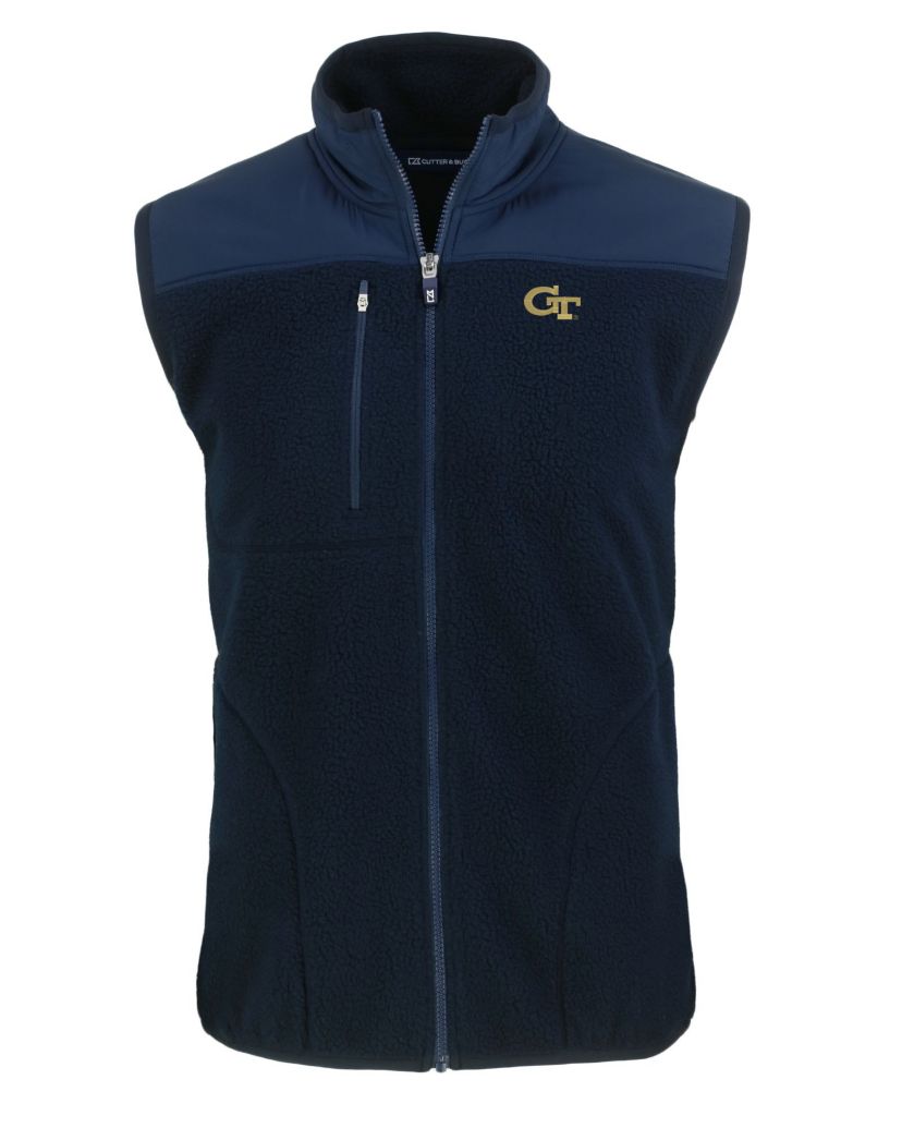 Big & Tall NCAA Georgia Tech Yellow Jackets Cascade Eco Sherpa Fleece Vest