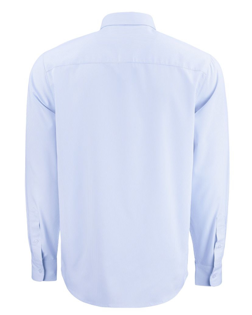 Cutter & Buck Skyline Epic Confidence Recycled Pinstripe Mens Big & Tall Long Sleeve Dress Shirt