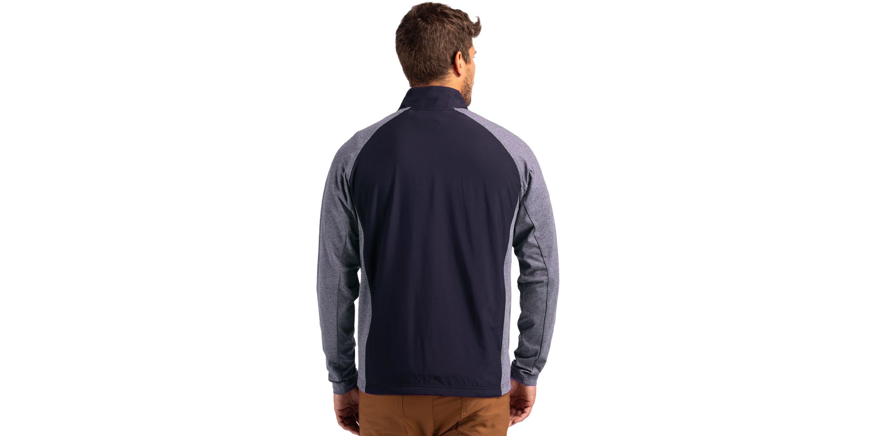 Cutter & Buck Adapt Eco Knit Hybrid Recycled Mens Full Zip Jacket