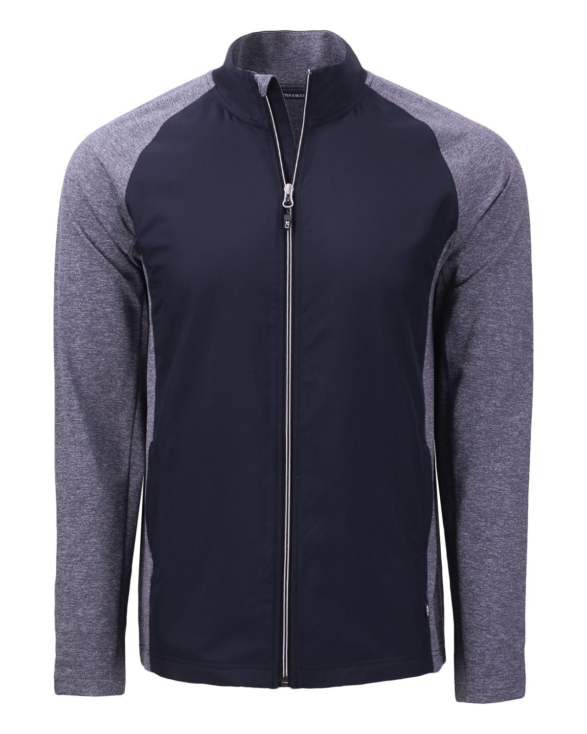 Cutter & Buck Adapt Eco Knit Hybrid Recycled Mens Full Zip Jacket