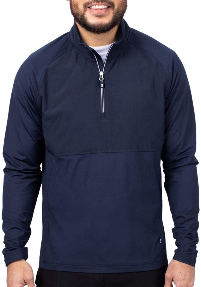 Pike Double Dot Print Stretch Mens Big and Tall Polo