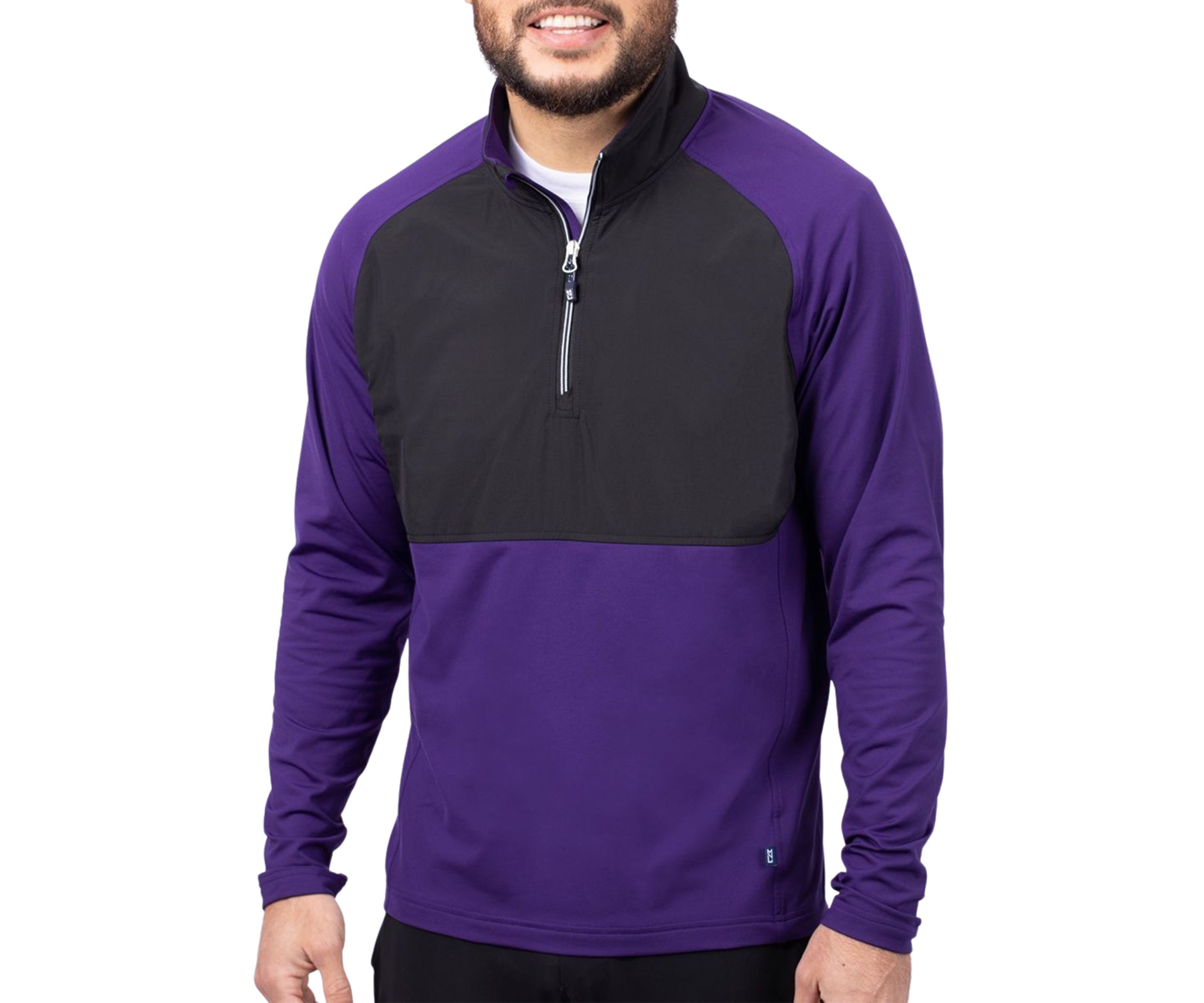 Pike Double Dot Print Stretch Mens Big and Tall Polo