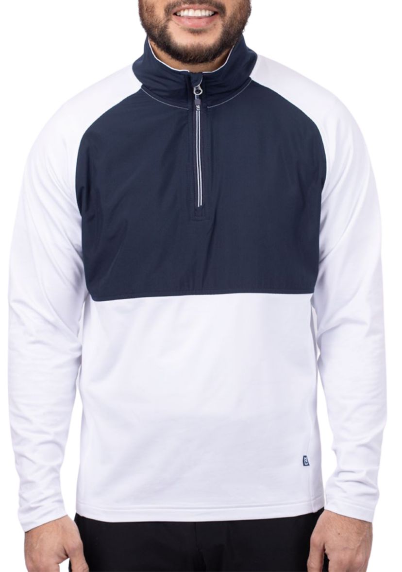 Pike Double Dot Print Stretch Mens Big and Tall Polo