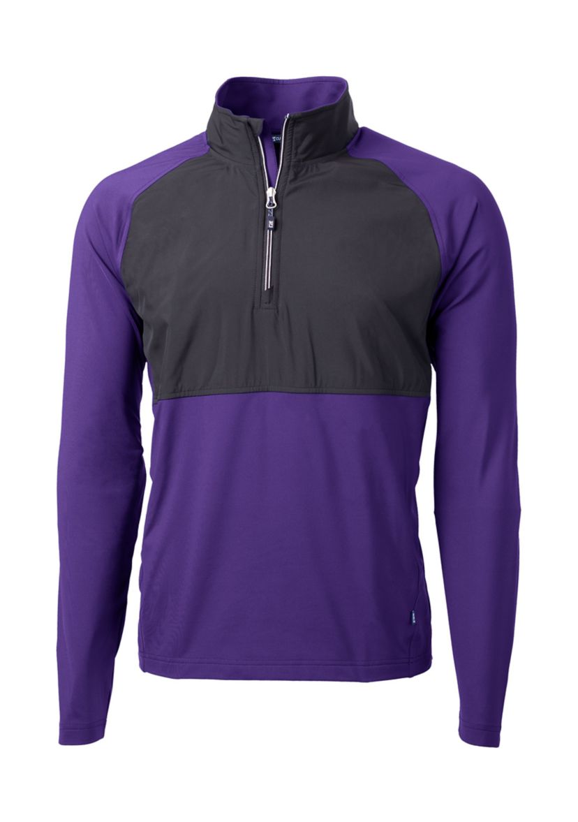 Cutter & Buck Adapt Eco Knit Hybrid Recycled Mens Quarter Zip