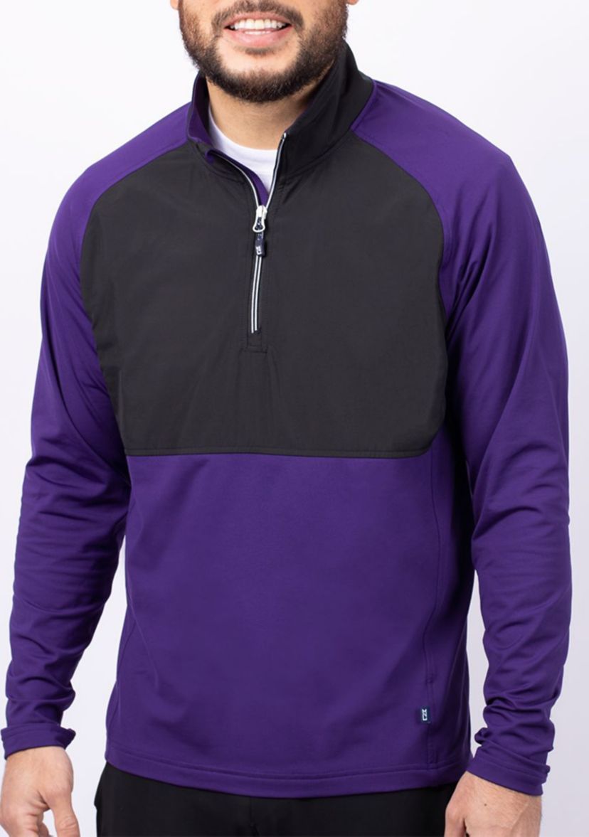 Cutter & Buck Adapt Eco Knit Hybrid Recycled Mens Quarter Zip