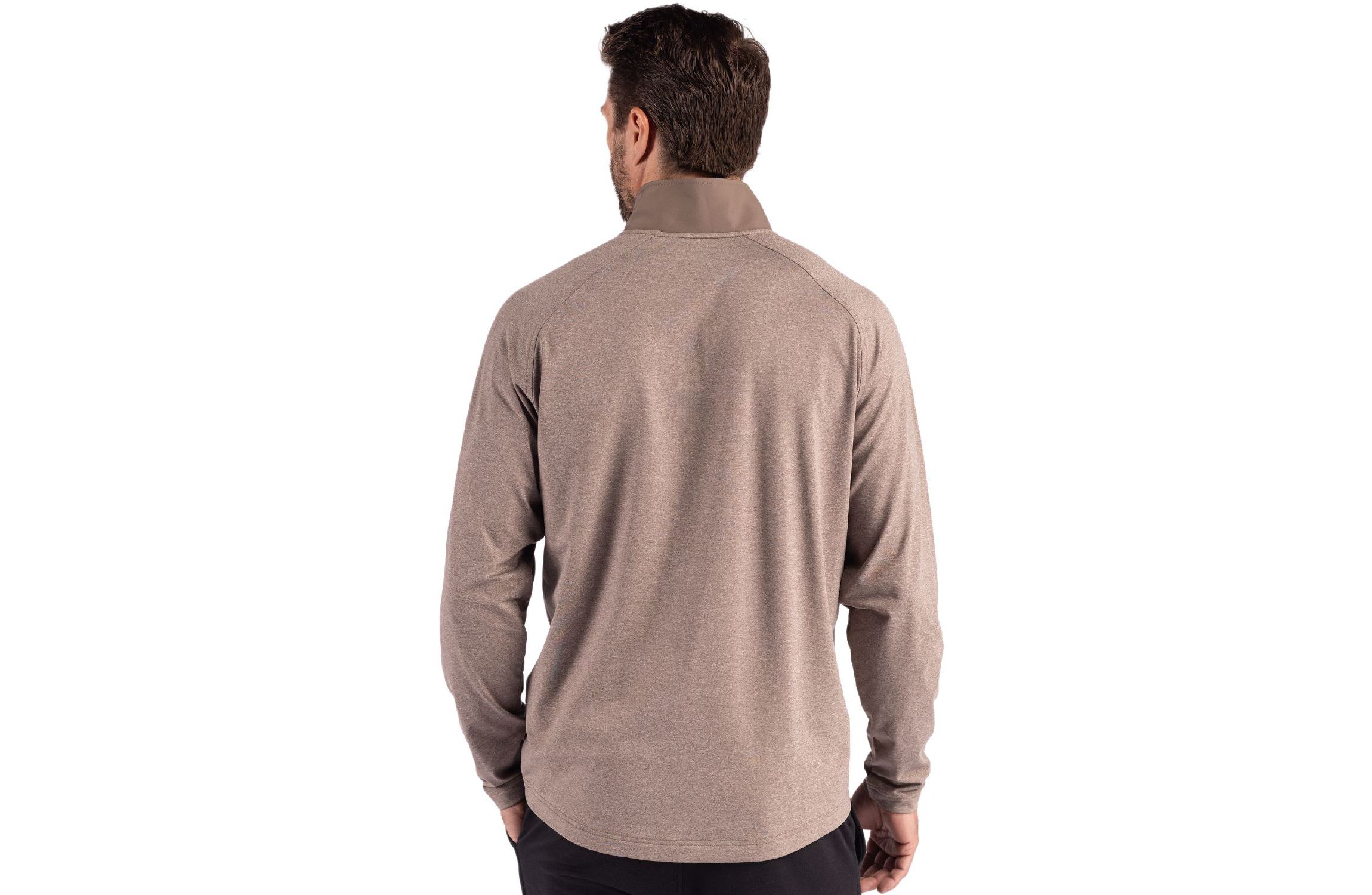 Cutter & Buck Adapt Eco Knit Hybrid Recycled Mens Quarter Zip