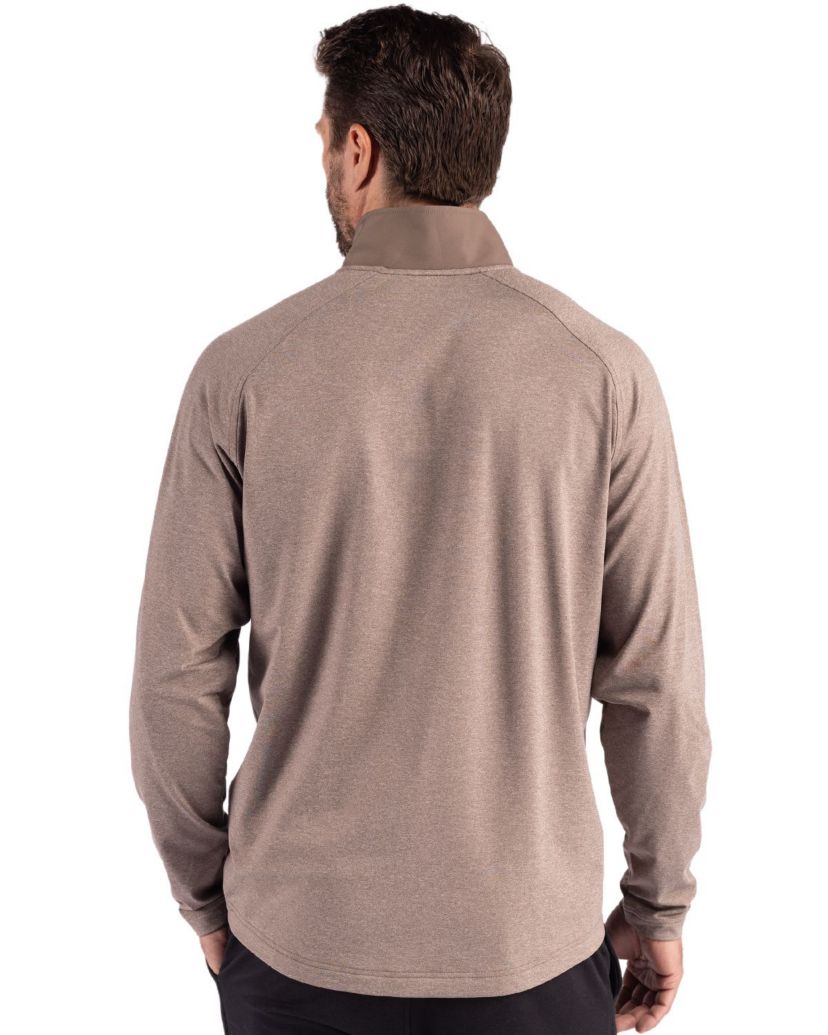 Cutter & Buck Adapt Eco Knit Hybrid Recycled Mens Quarter Zip