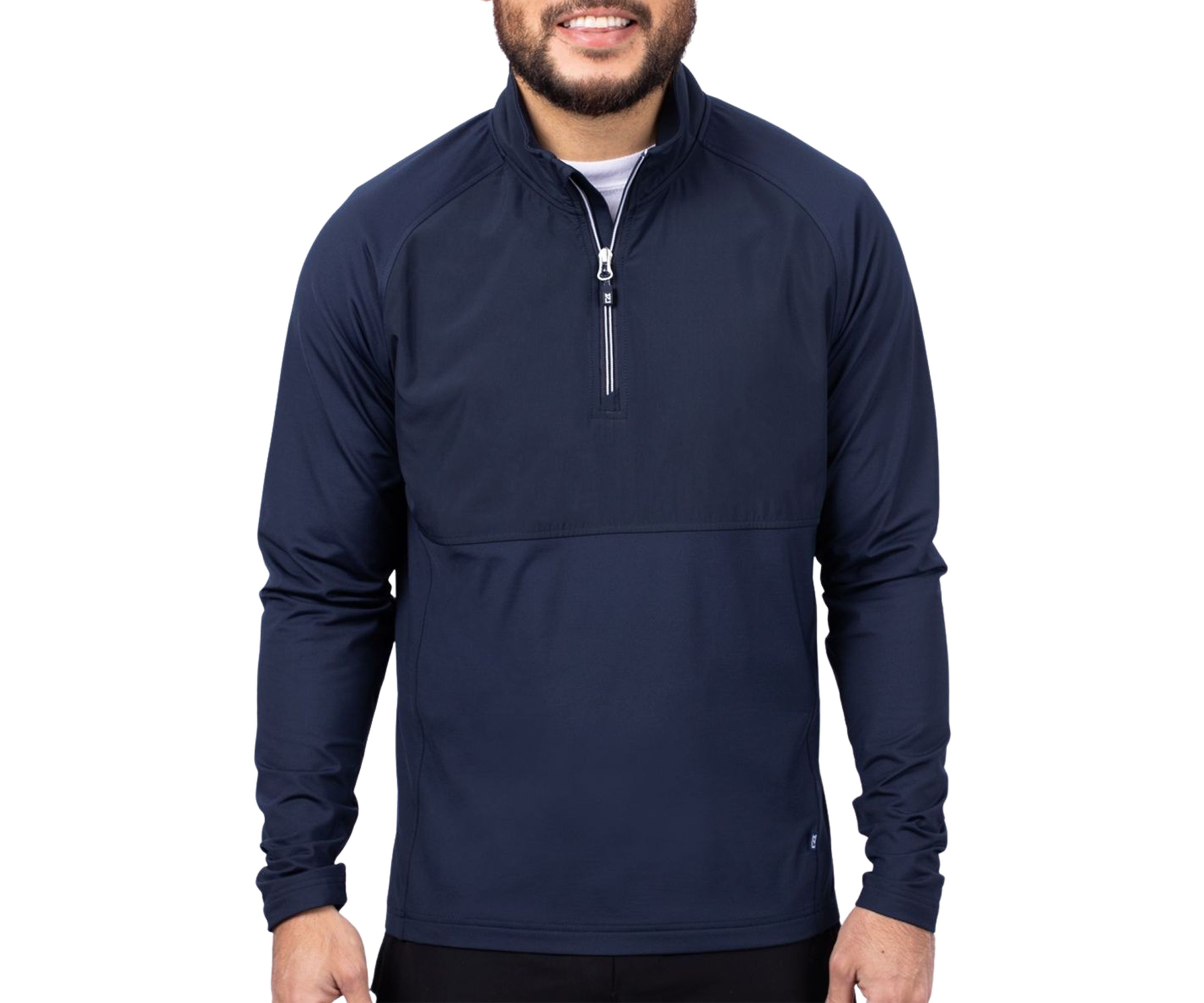 Cutter & Buck Adapt Eco Knit Hybrid Recycled Mens Quarter Zip