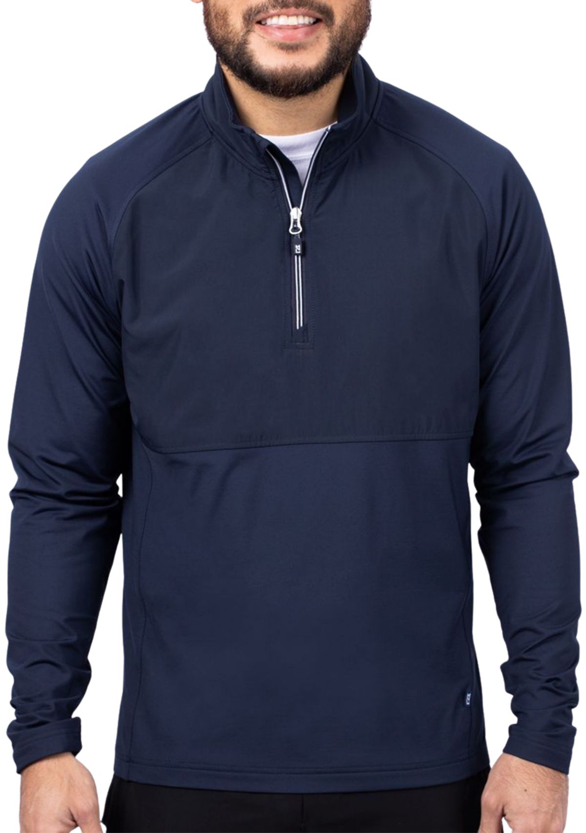 Cutter & Buck Adapt Eco Knit Hybrid Recycled Mens Quarter Zip