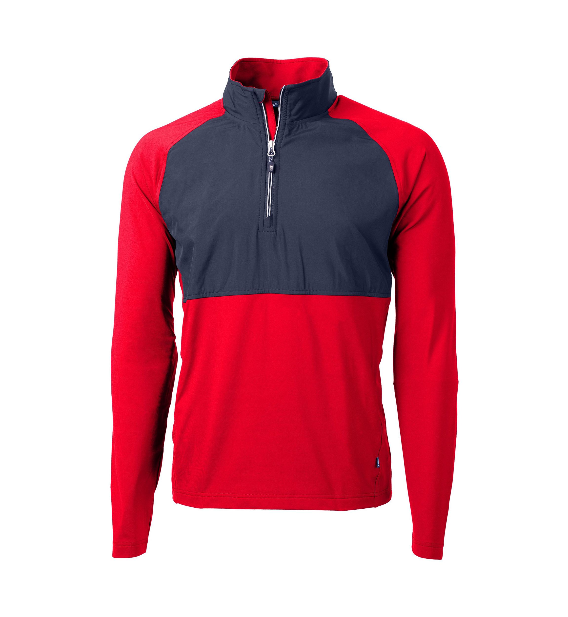 Cutter & Buck Adapt Eco Knit Hybrid Recycled Mens Quarter Zip