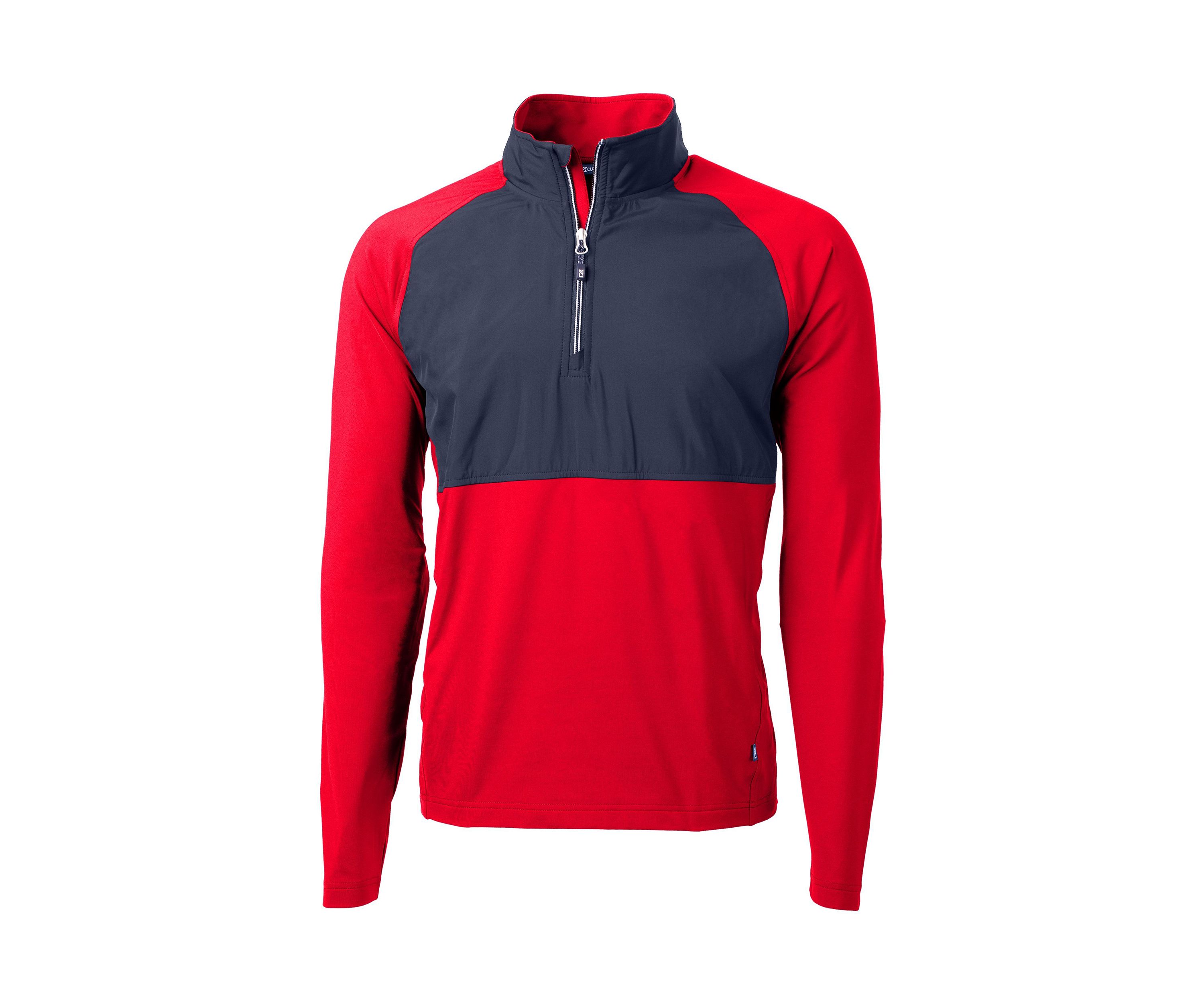 Cutter & Buck Adapt Eco Knit Hybrid Recycled Mens Quarter Zip