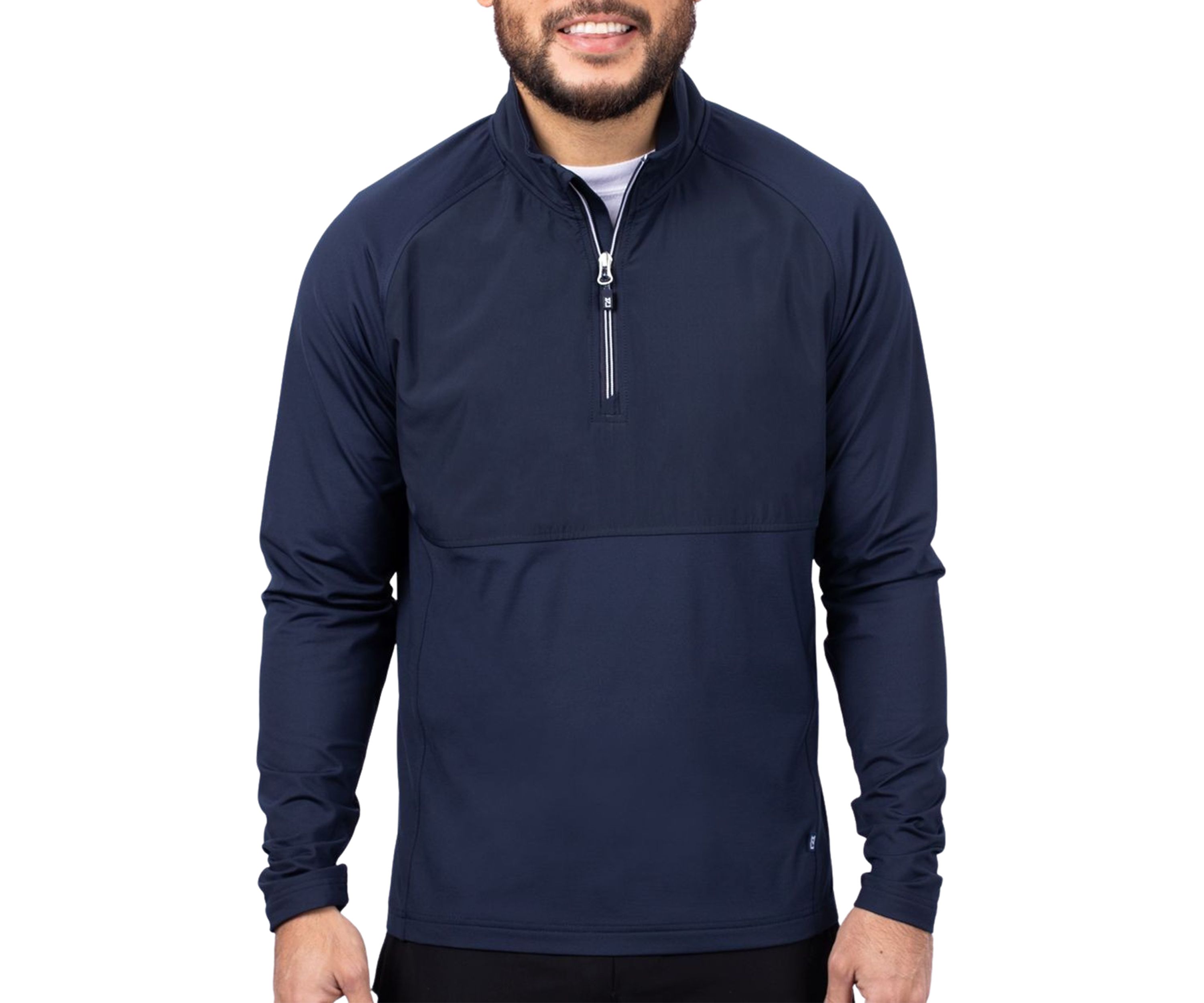 Cutter & Buck Adapt Eco Knit Hybrid Recycled Mens Quarter Zip