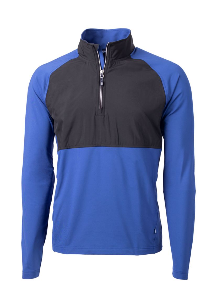 Cutter & Buck Adapt Eco Knit Hybrid Recycled Mens Quarter Zip