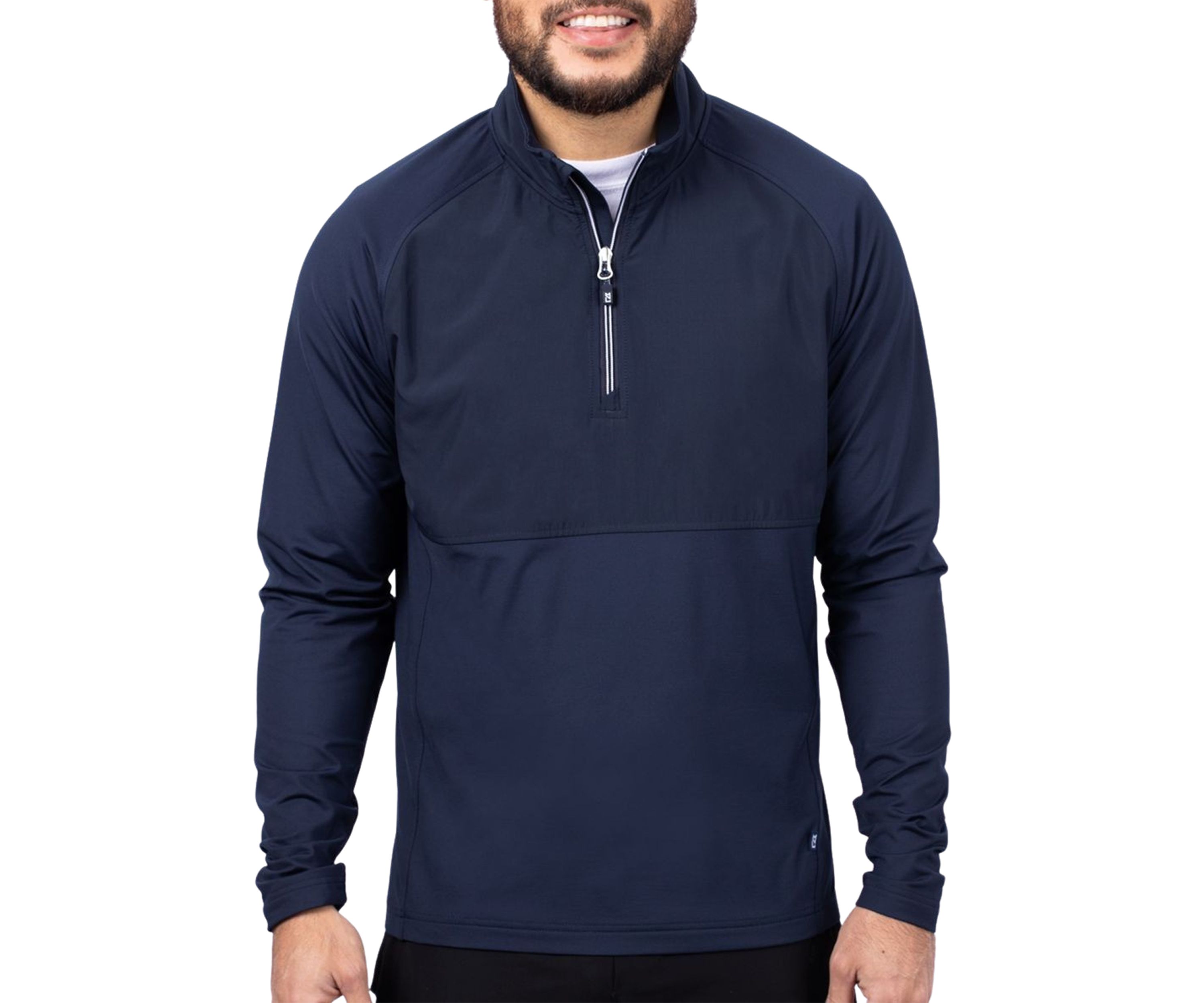 Cutter & Buck Adapt Eco Knit Hybrid Recycled Mens Quarter Zip