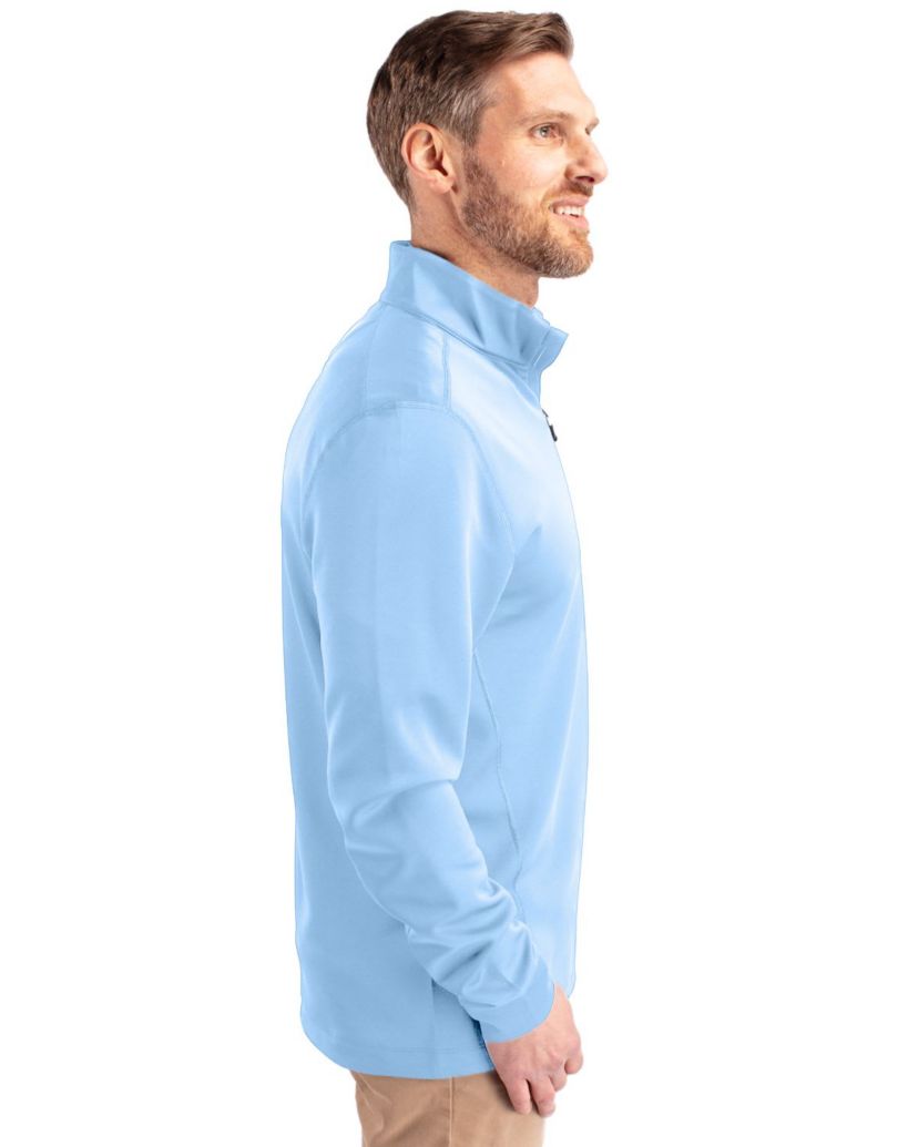 Cutter & Buck Traverse Stretch Eco Quarter Zip Mens Pullover