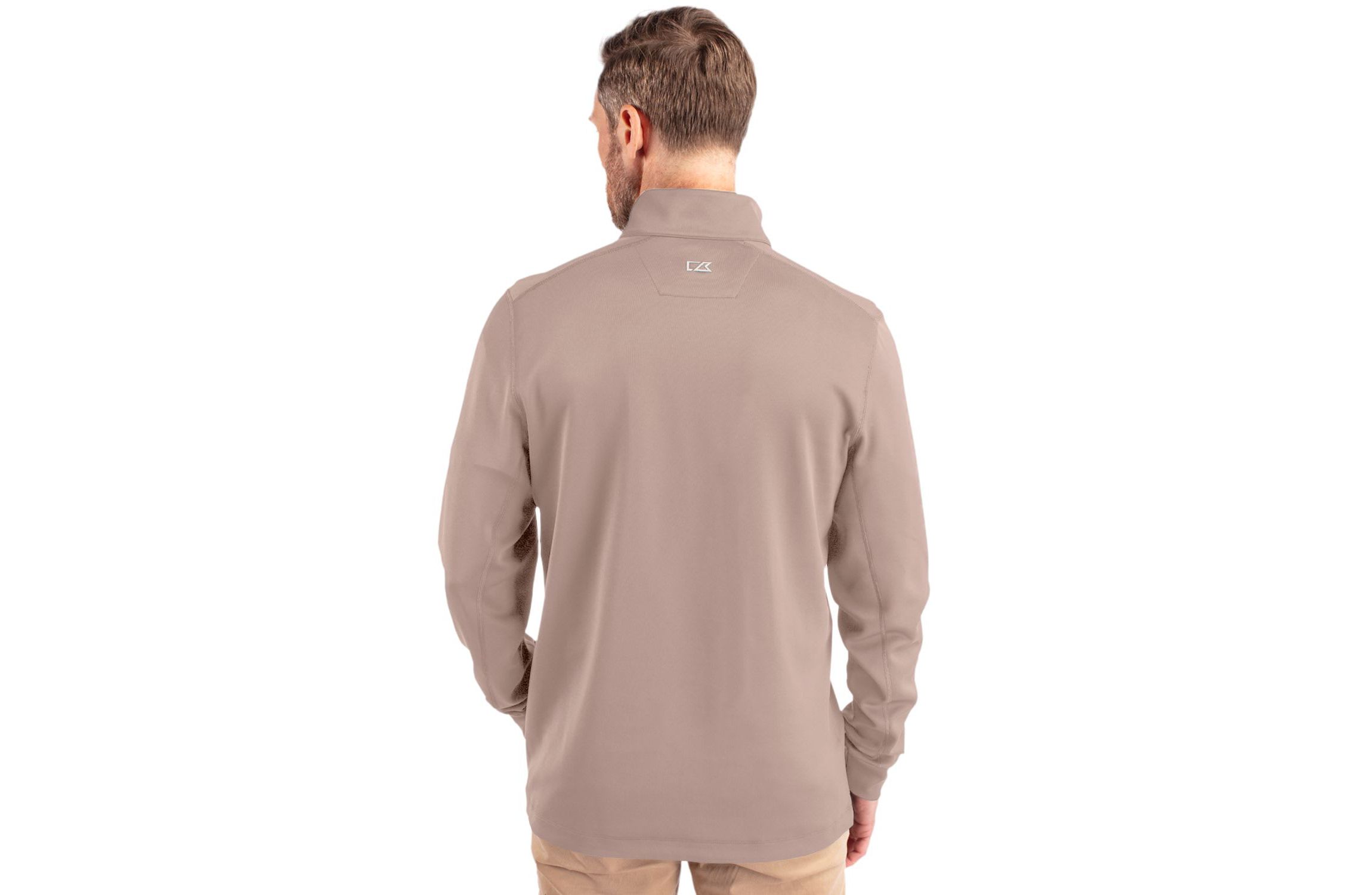 Cutter & Buck Traverse Stretch Eco Quarter Zip Mens Pullover