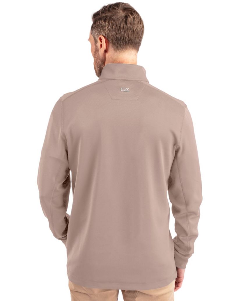 Cutter & Buck Traverse Stretch Eco Quarter Zip Mens Pullover