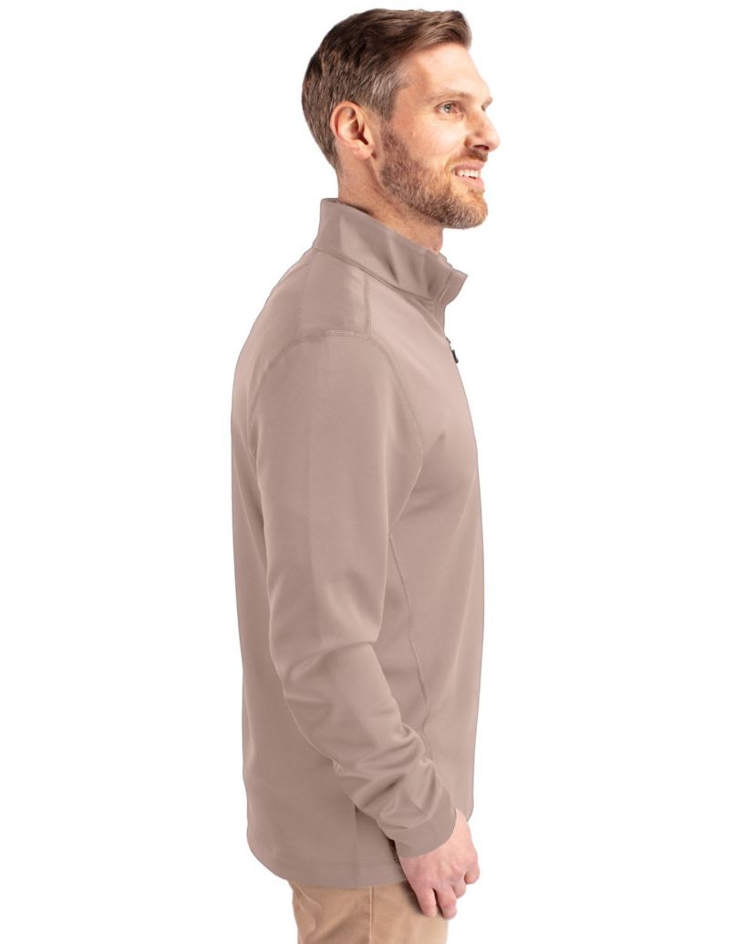 Cutter & Buck Traverse Stretch Eco Quarter Zip Mens Pullover