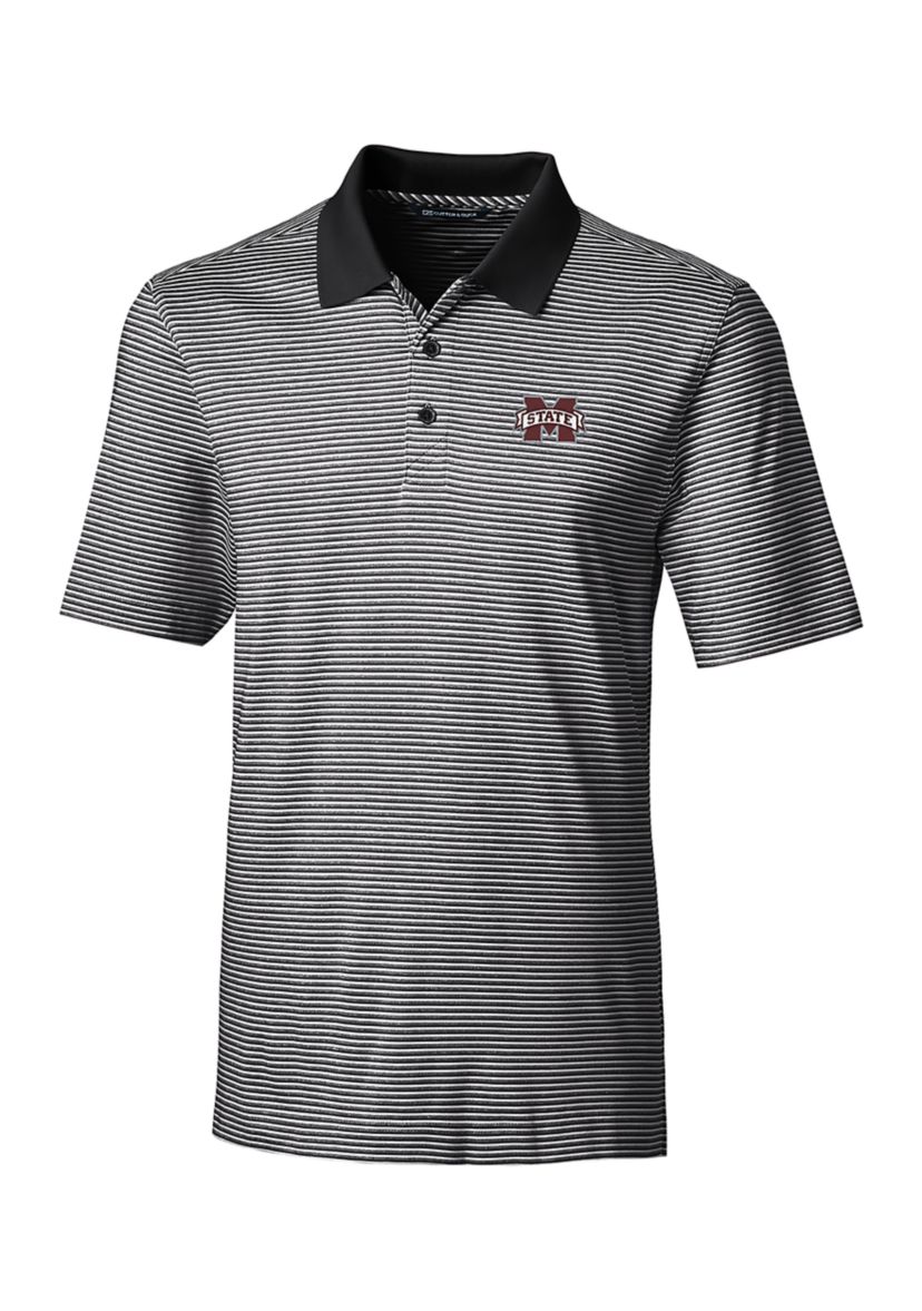 NCAA Mississippi State Bulldogs Forge Tonal Stripe Polo Shirt