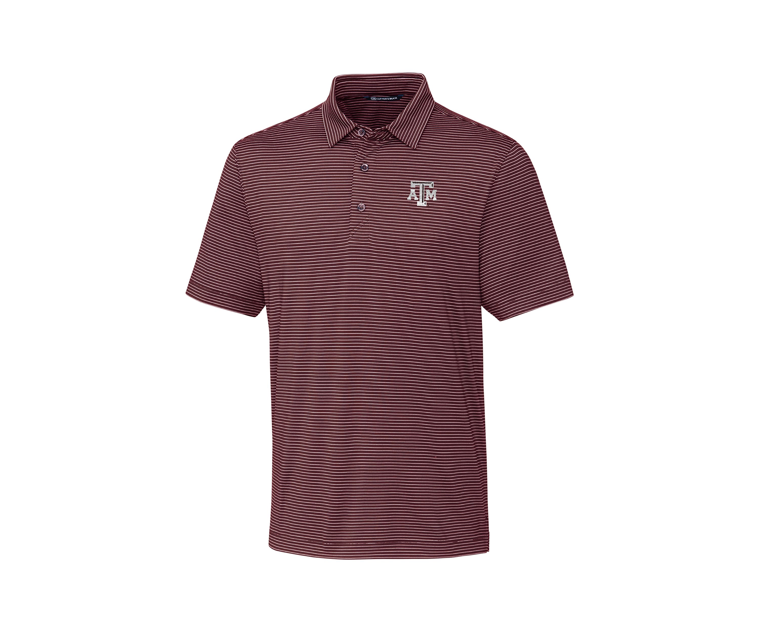 NCAA Texas A&M Aggies Forge Pencil Stripe Polo Shirt