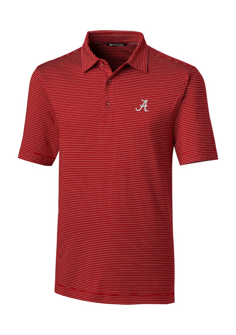 Alabama Crimson Tide NCAA Alabama Tide Forge Pencil Stripe Polo