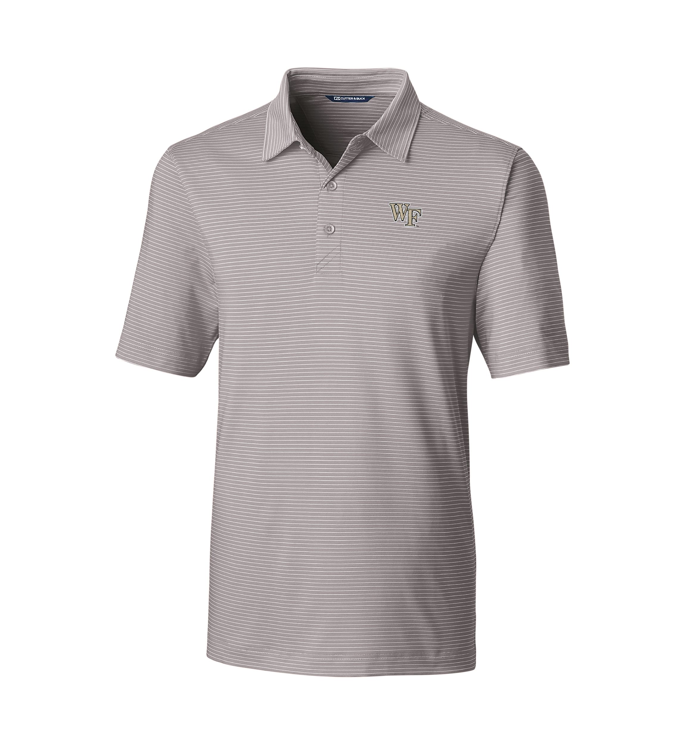 NCAA Wake Forest Demon Deacons Forge Polo Pencil Stripe