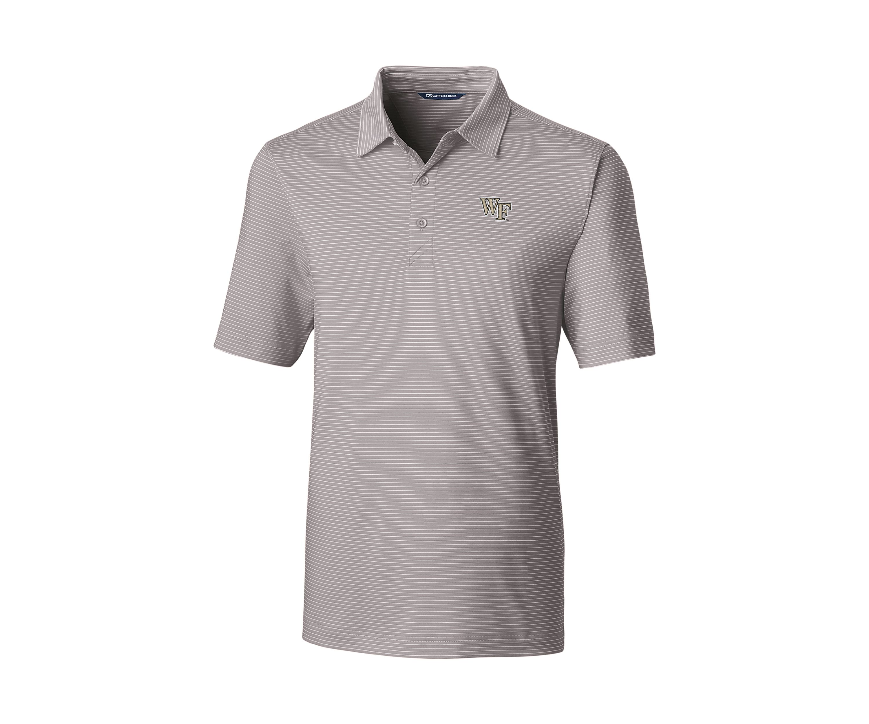 NCAA Wake Forest Demon Deacons Forge Polo Pencil Stripe