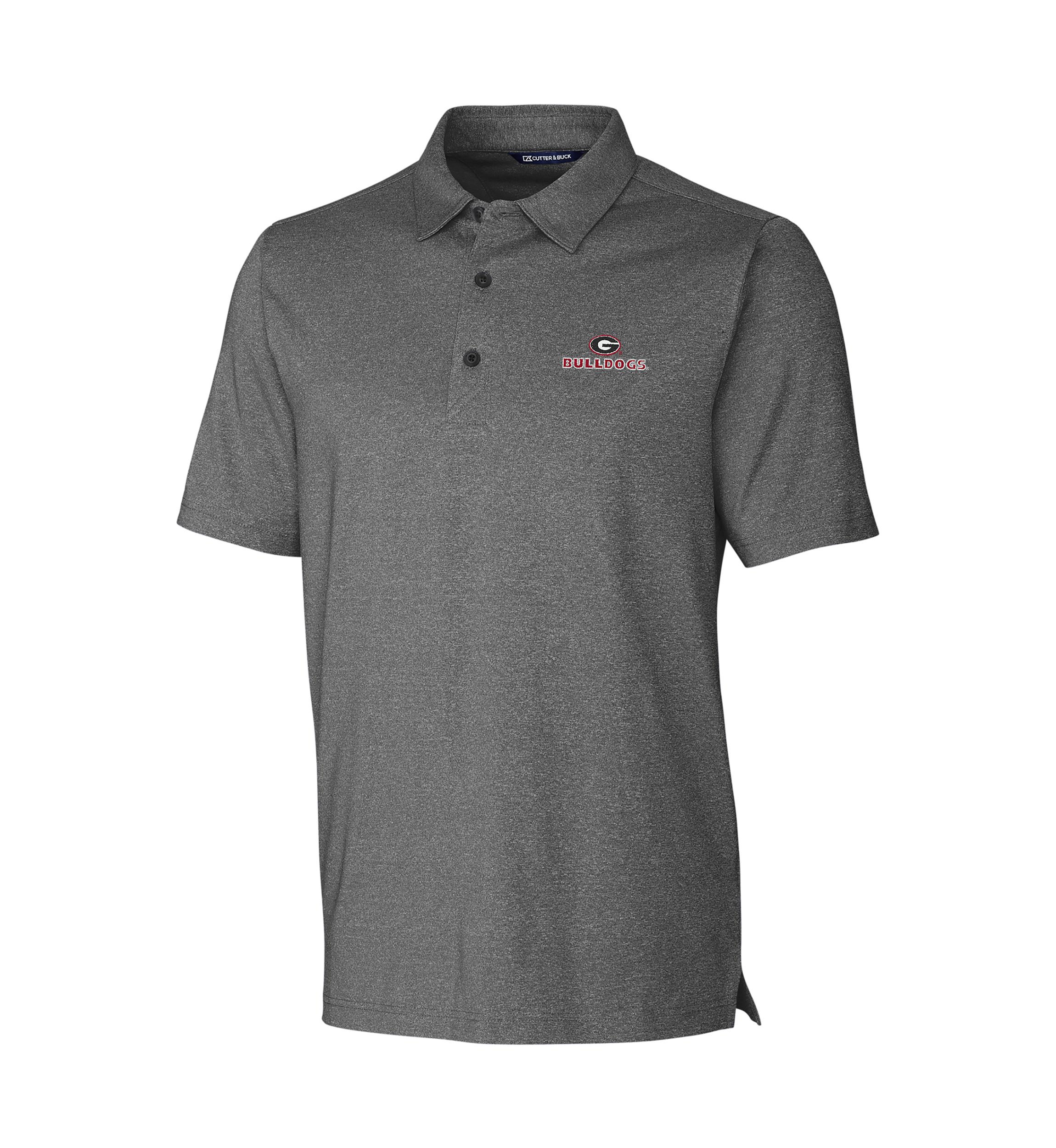 NCAA Georgia Bulldogs Forge Heather Polo