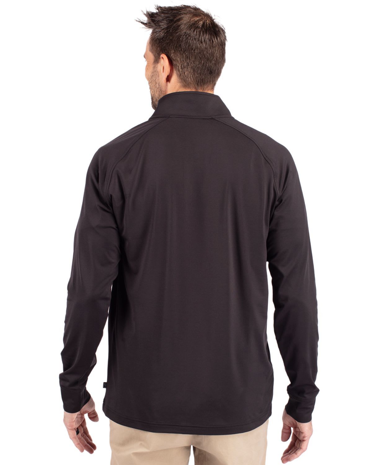 Big & Tall Cutter & Buck Adapt Eco Knit Stretch Recycled Mens Quarter Zip Pullover