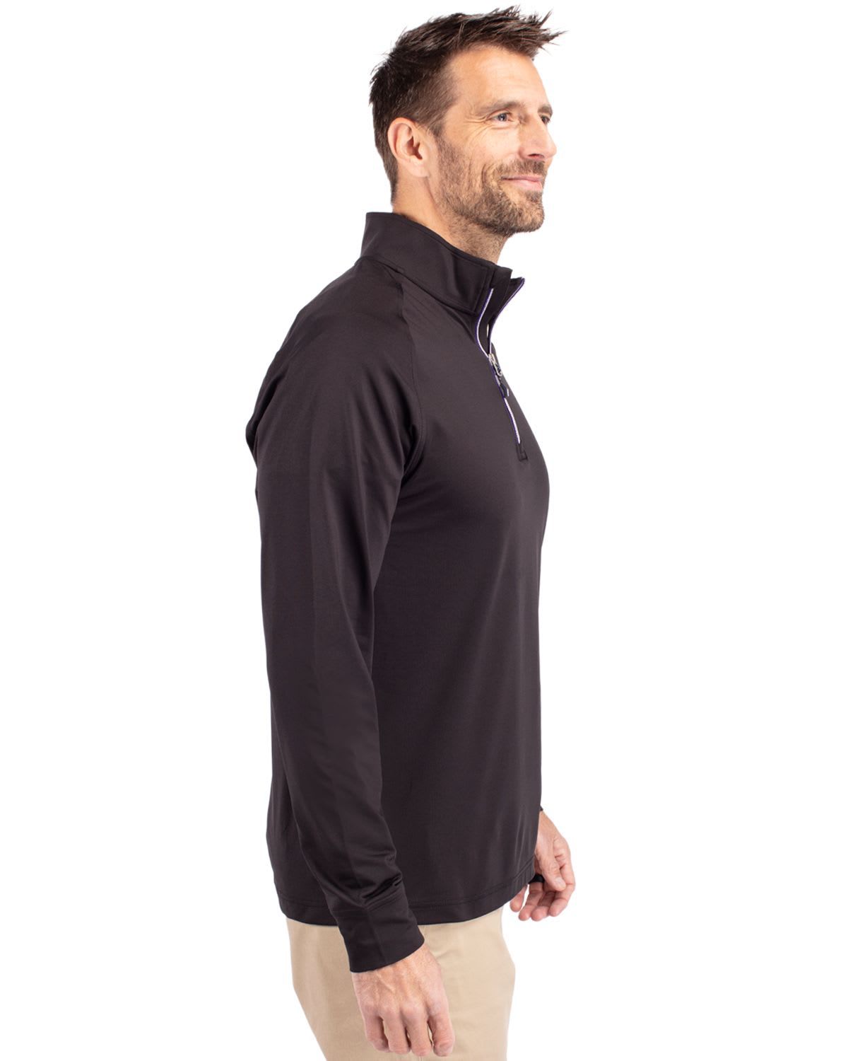 Big & Tall Cutter & Buck Adapt Eco Knit Stretch Recycled Mens Quarter Zip Pullover